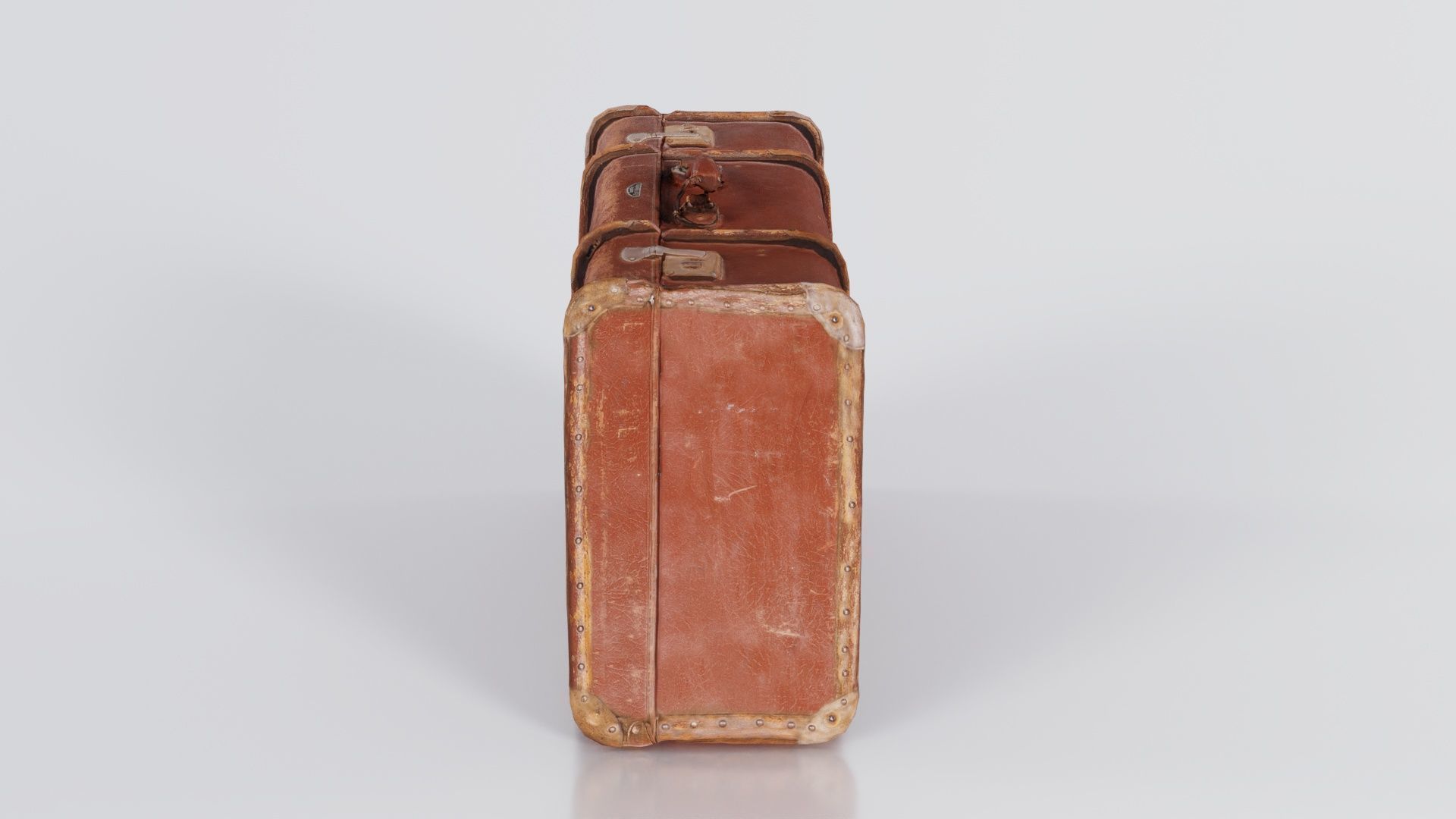 Suitcase 5 Low-poly 3D model_5