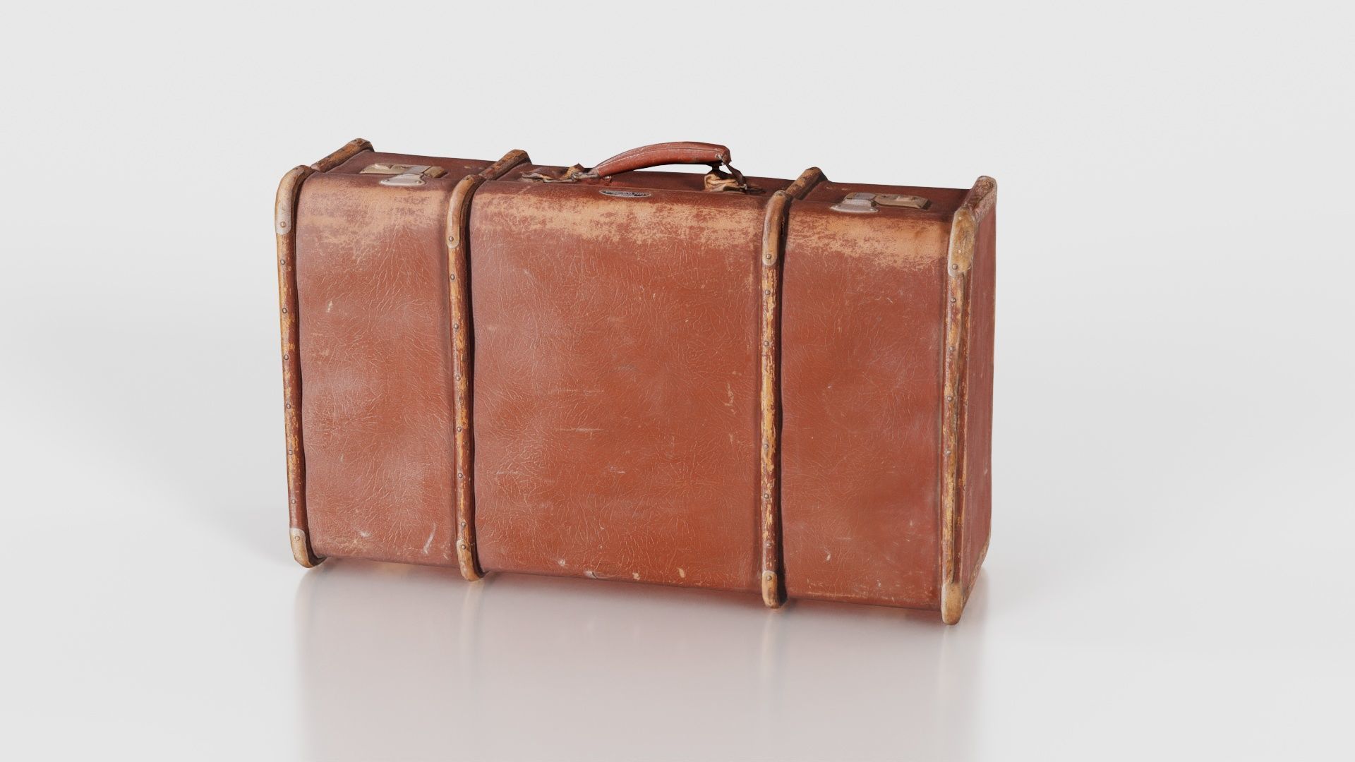 Suitcase 5 Low-poly 3D model_22