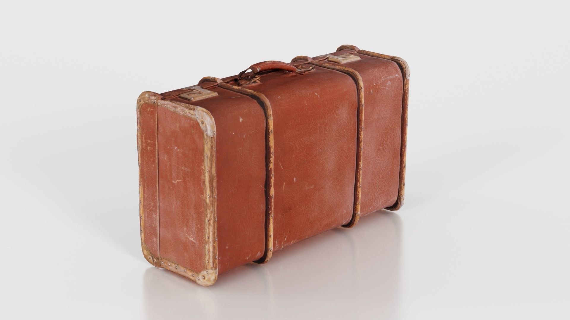 Suitcase 5 Low-poly 3D model_18