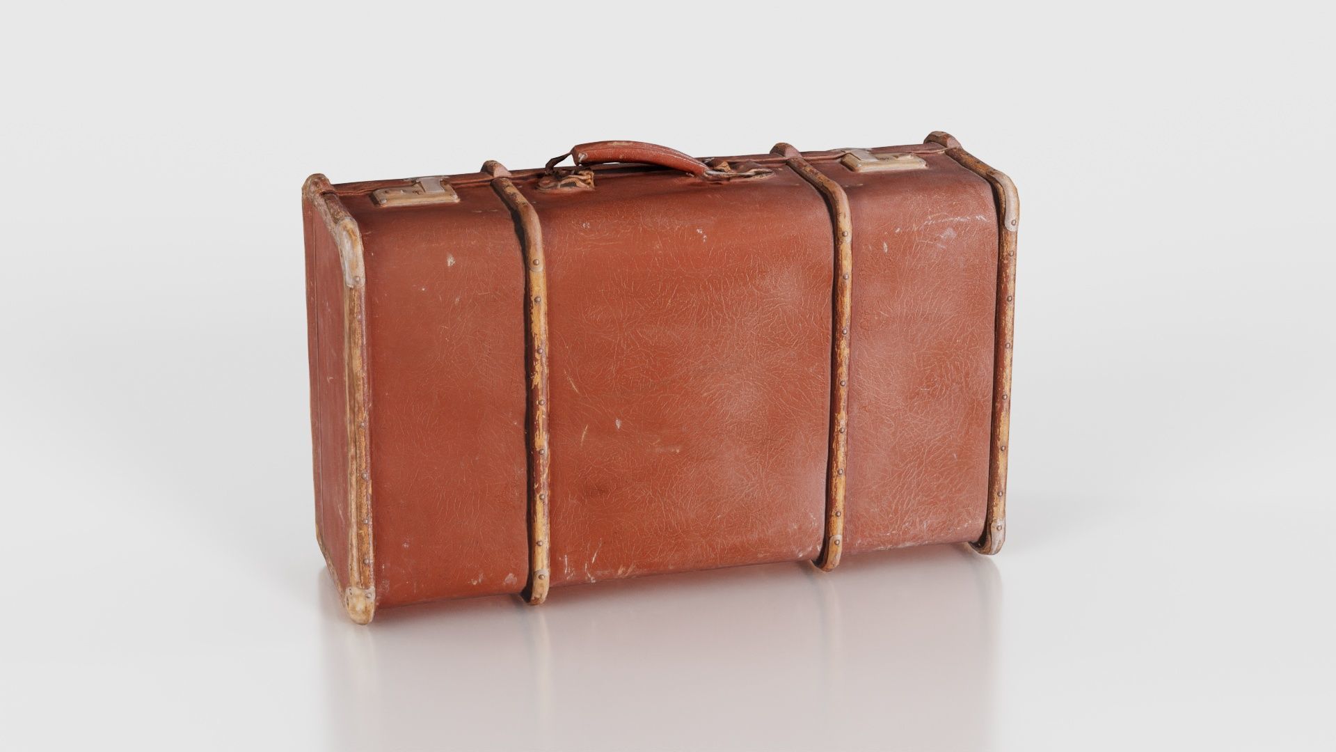 Suitcase 5 Low-poly 3D model_17