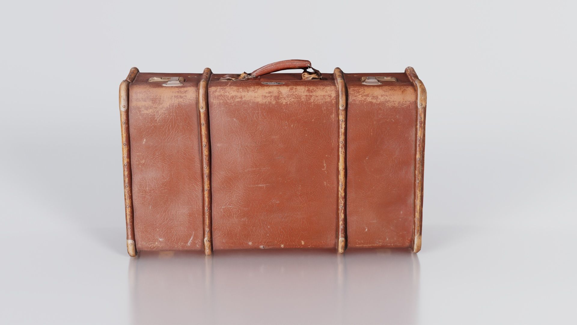 Suitcase 5 Low-poly 3D model_6