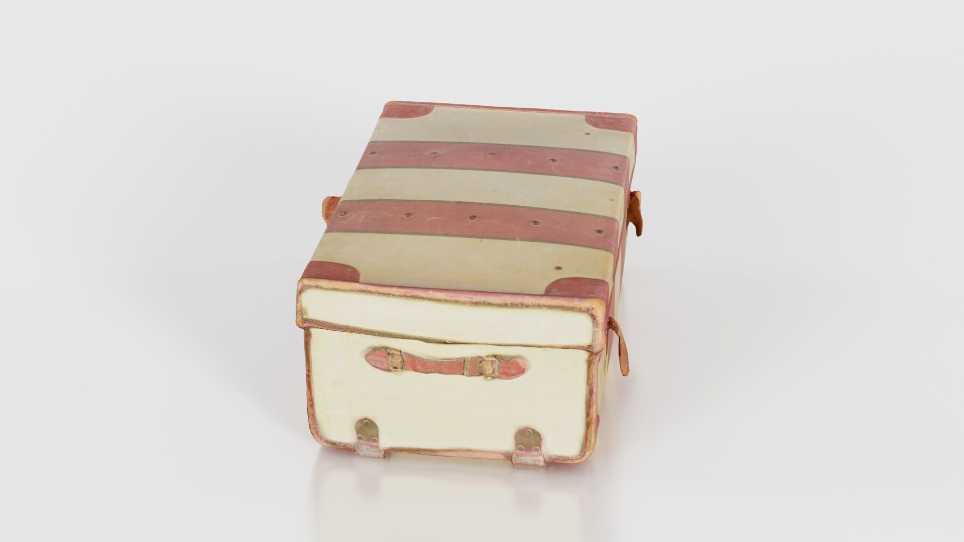 Suitcase 6 Low-poly 3D model_25