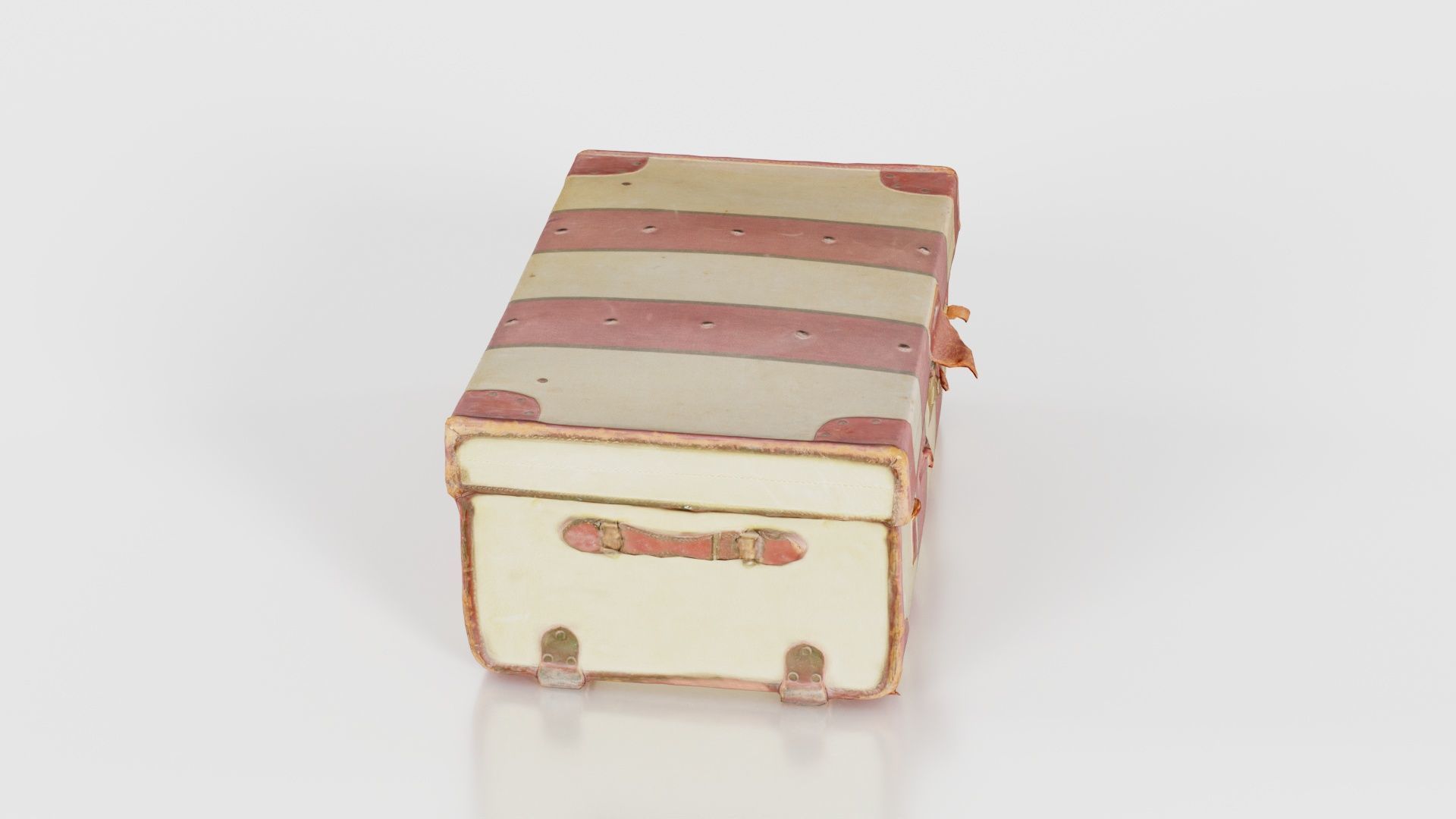 Suitcase 6 Low-poly 3D model_19