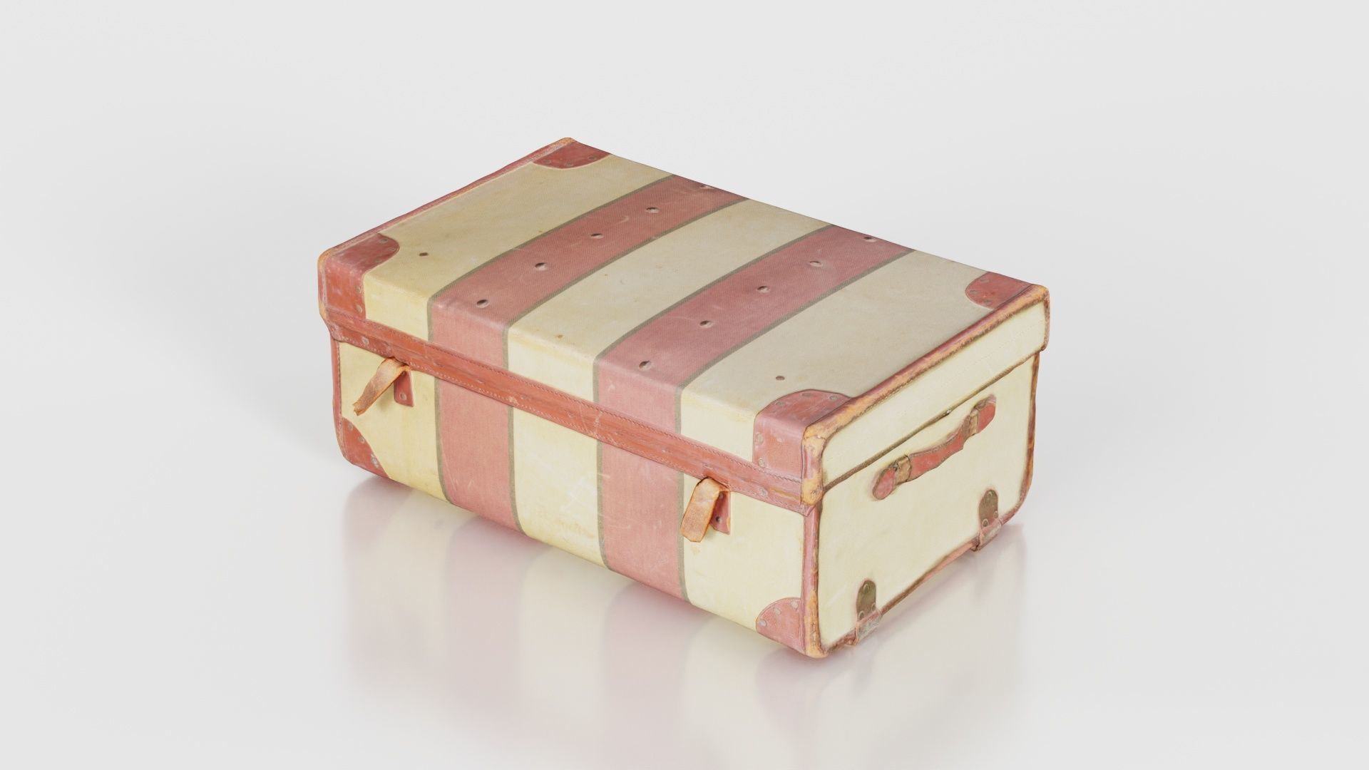 Suitcase 6 Low-poly 3D model_21