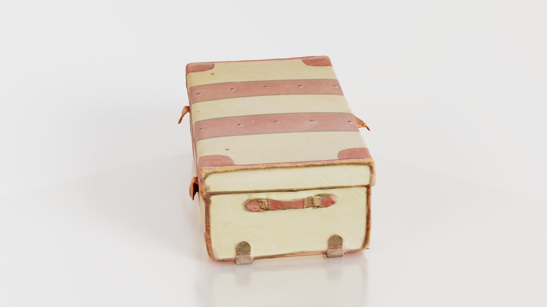 Suitcase 6 Low-poly 3D model_8