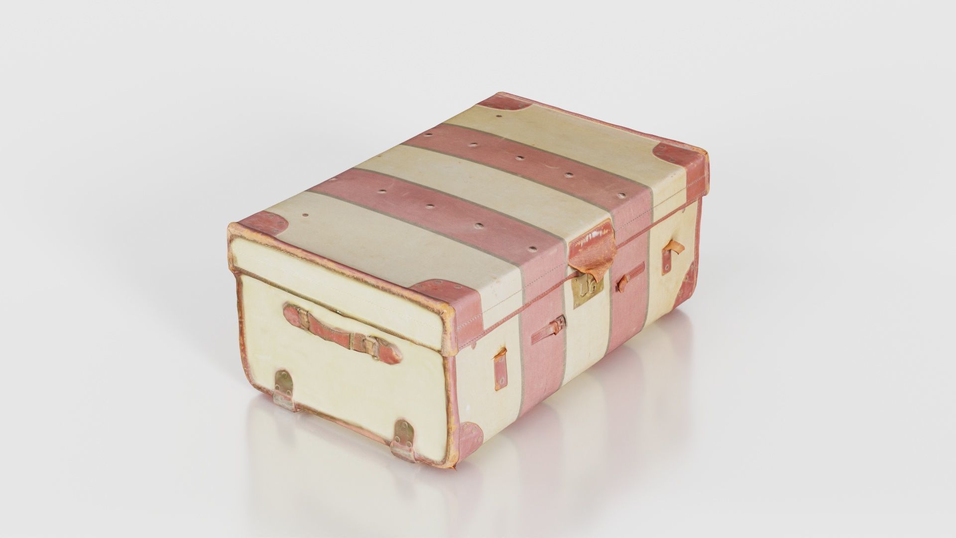 Suitcase 6 Low-poly 3D model_18