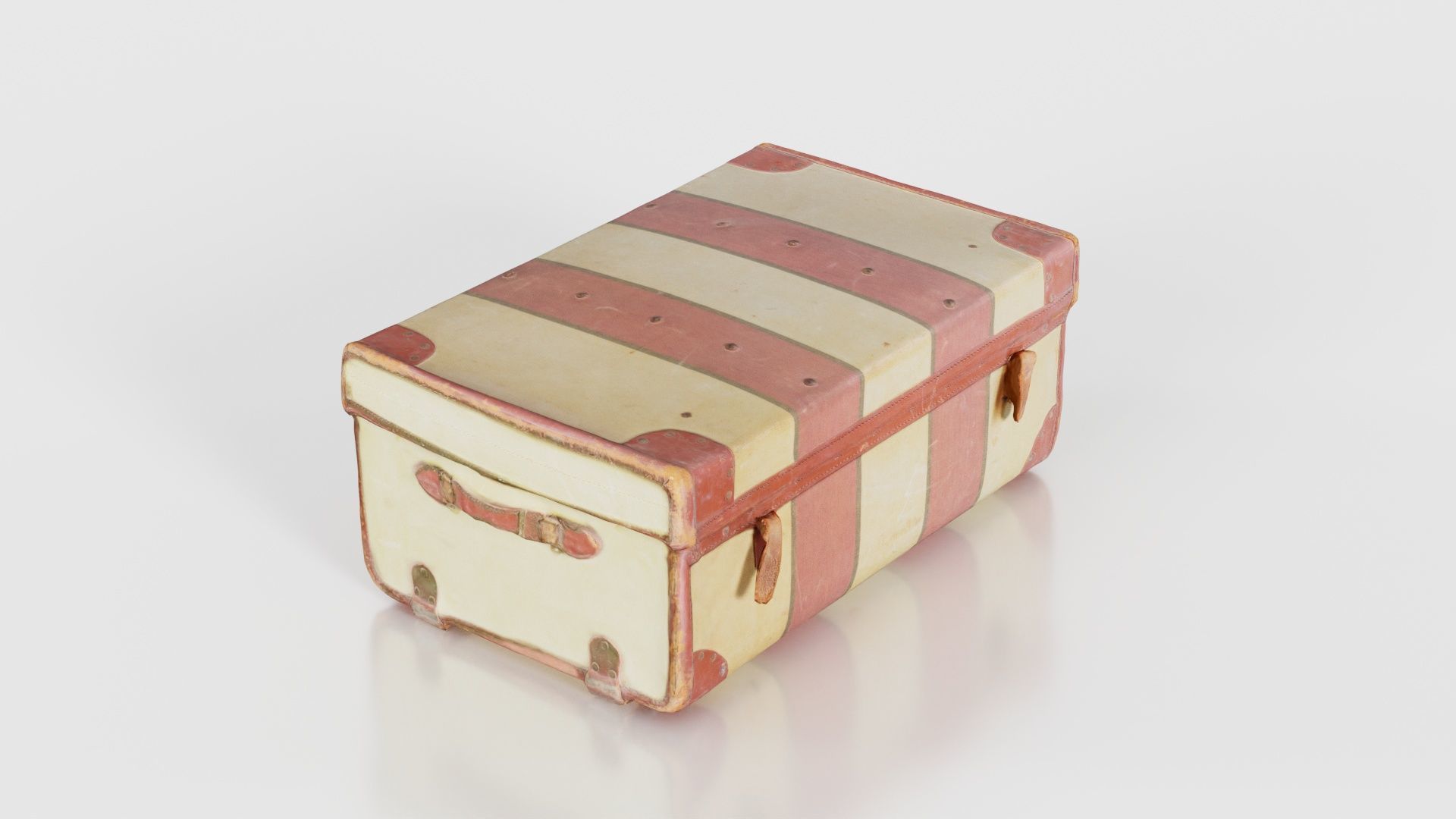 Suitcase 6 Low-poly 3D model_24