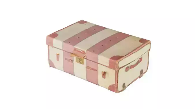 Suitcase 6 Low-poly 3D model