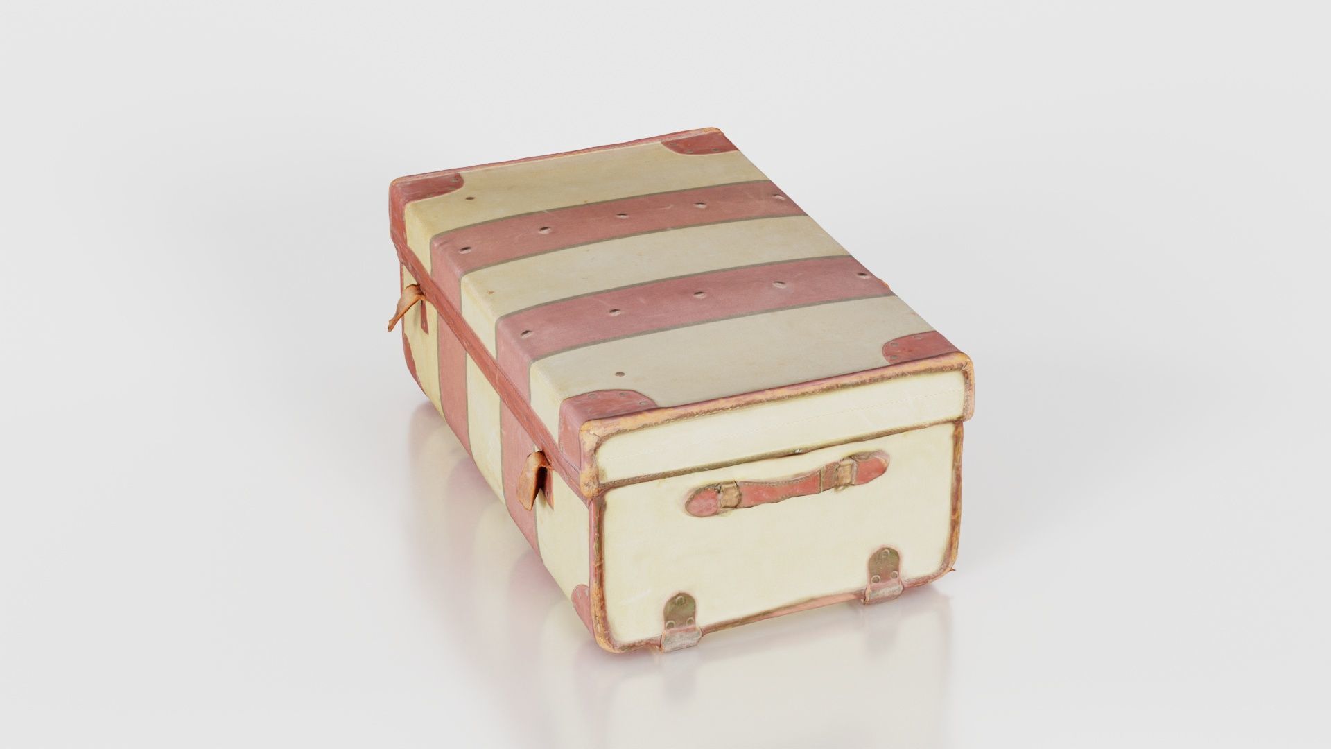 Suitcase 6 Low-poly 3D model_20