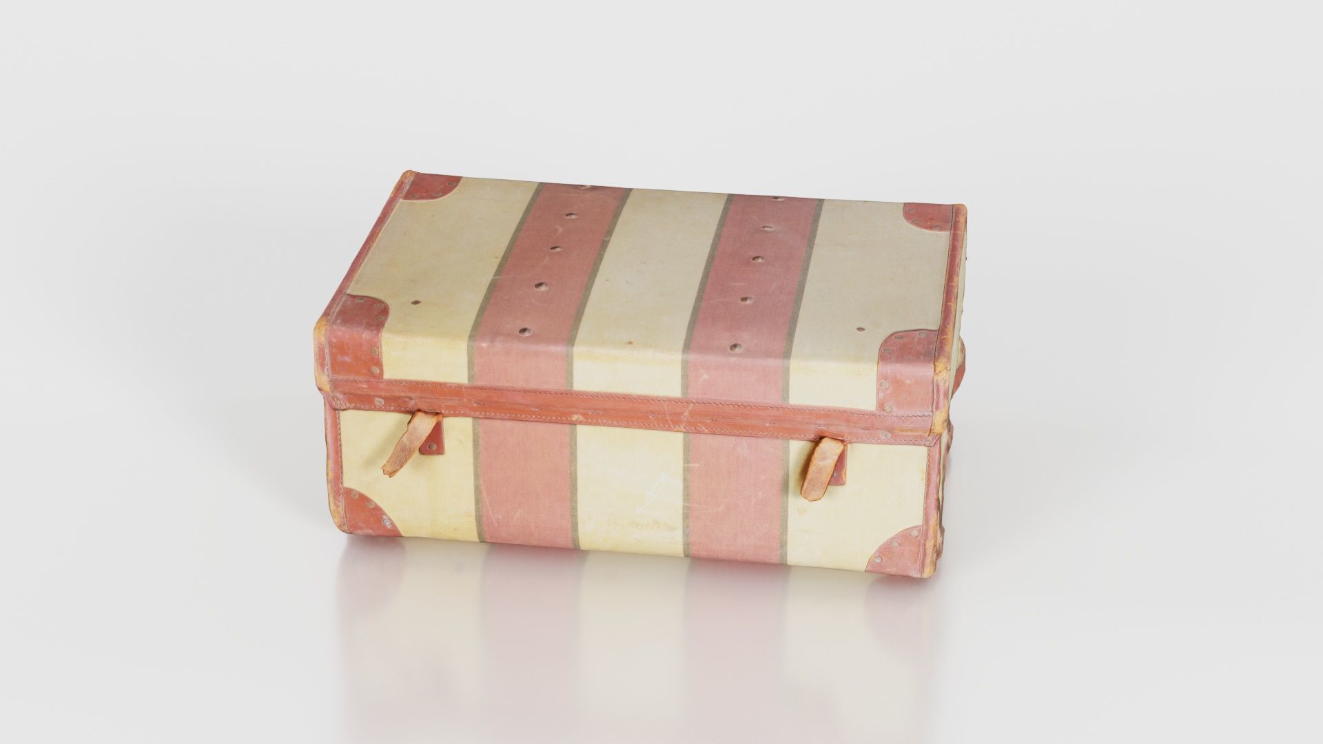 Suitcase 6 Low-poly 3D model_22