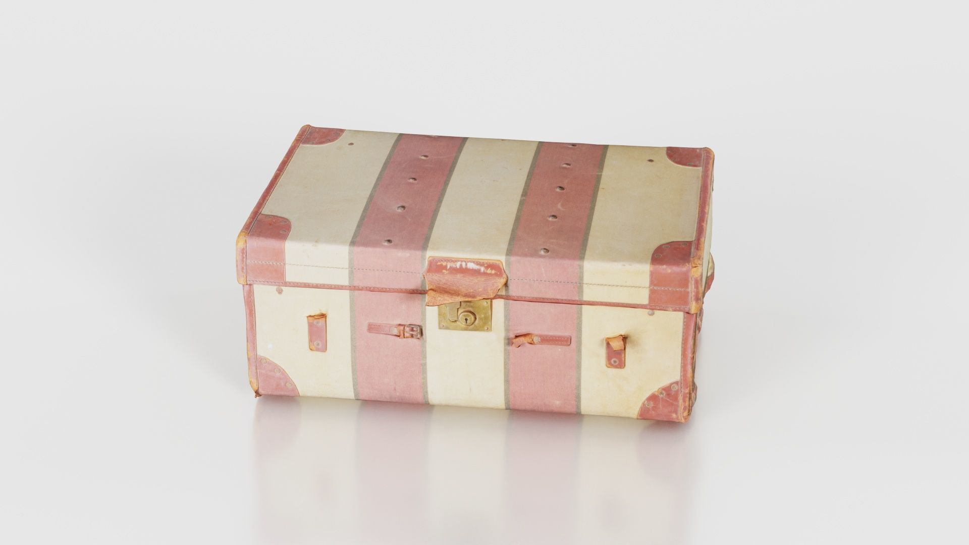 Suitcase 6 Low-poly 3D model_16