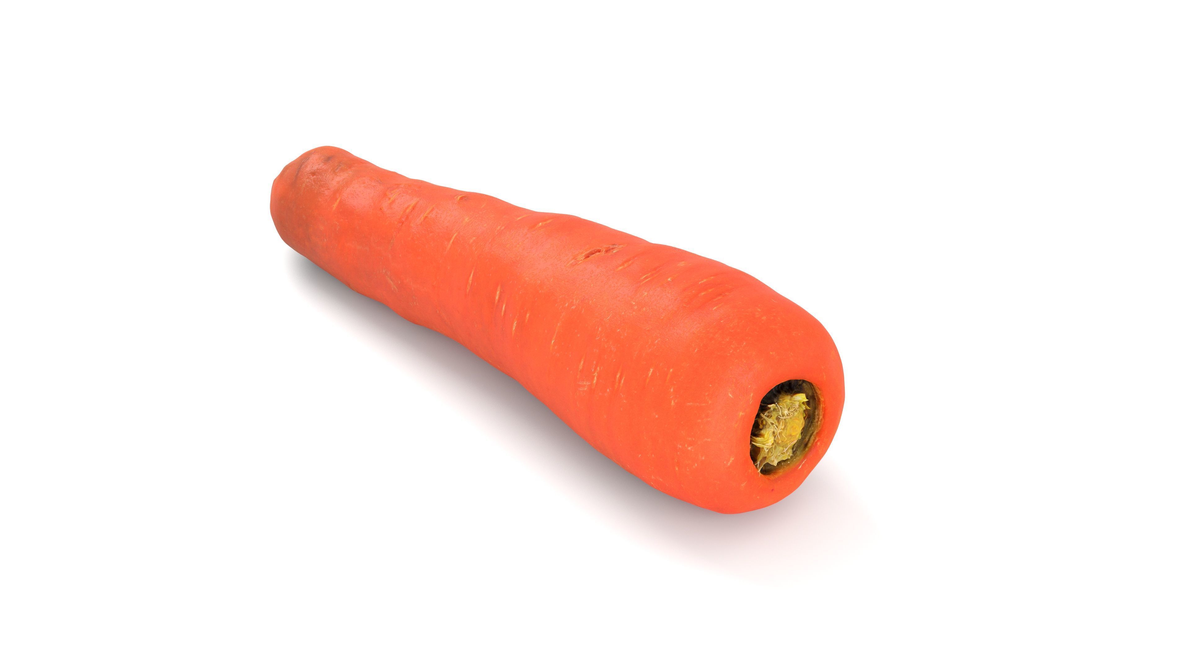 Carrot - Photorealistic Scan Low-poly 3D model_3