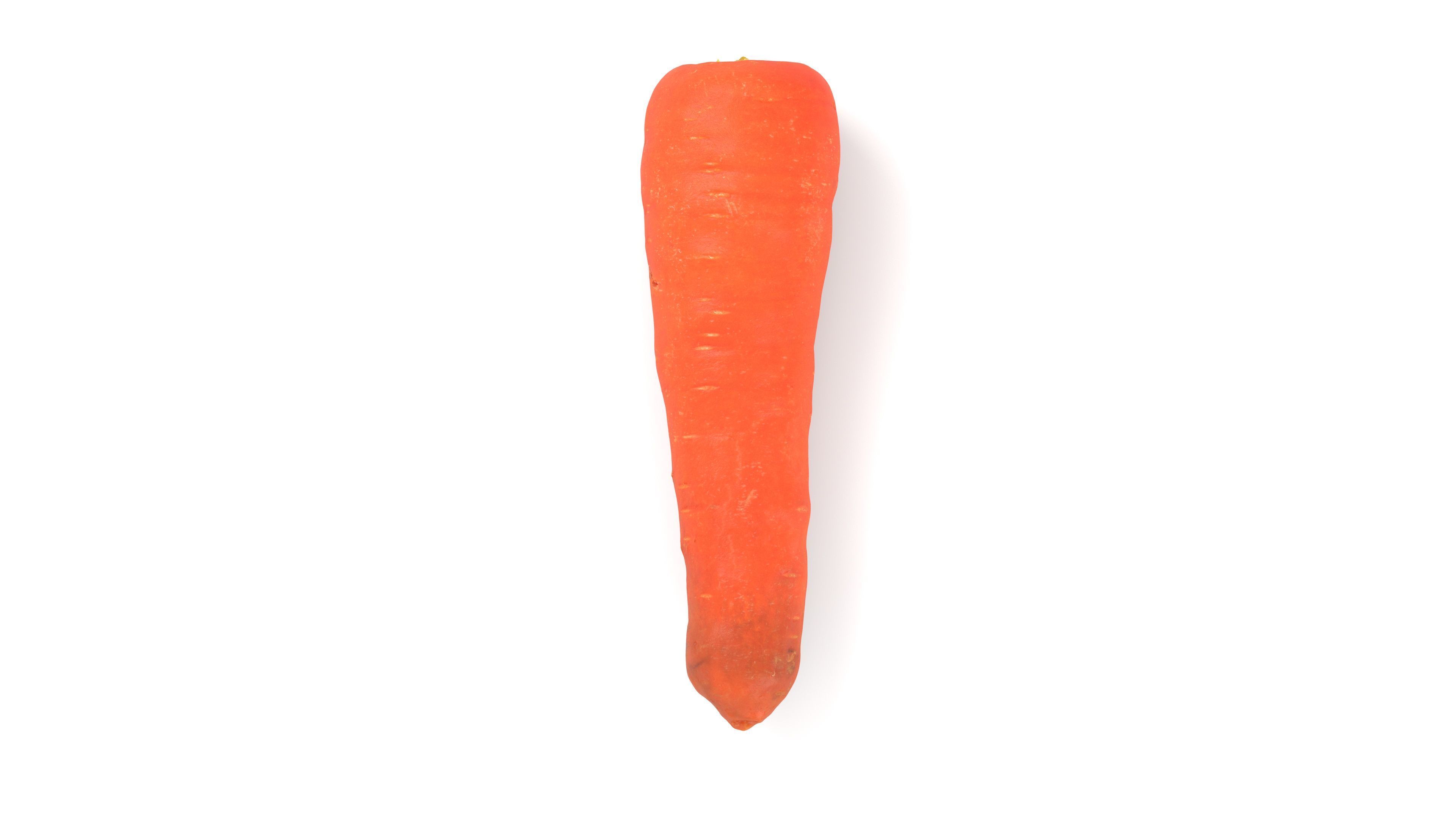 Carrot - Photorealistic Scan Low-poly 3D model_8