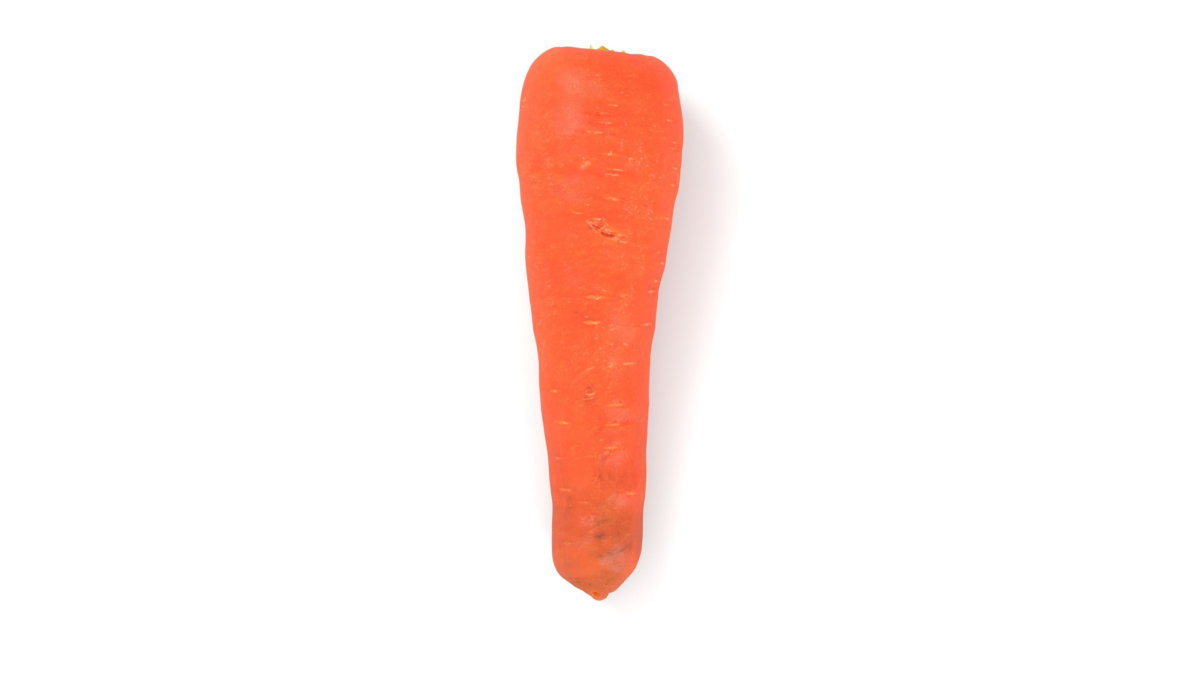 Carrot - Photorealistic Scan Low-poly 3D model_7