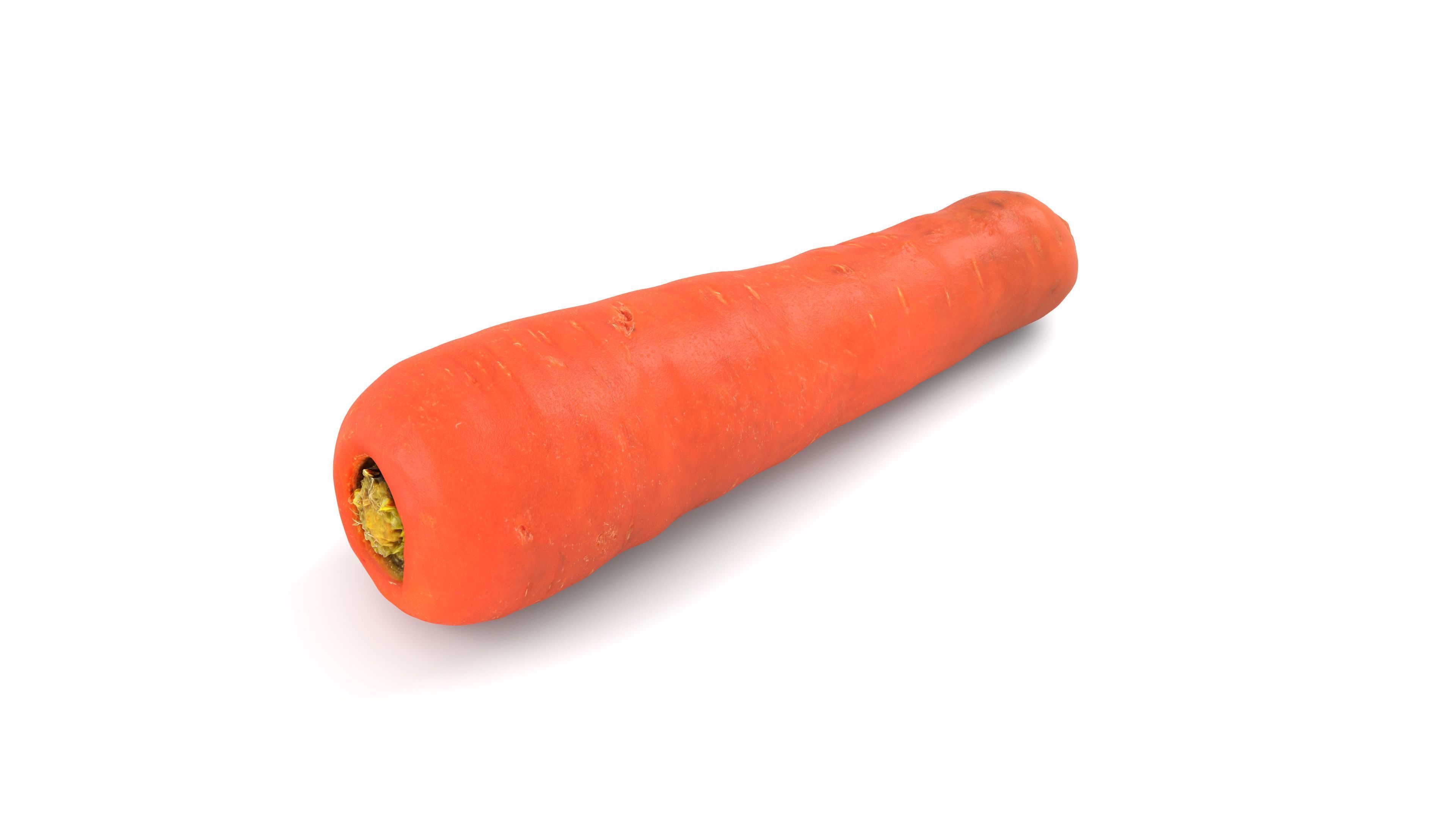 Carrot - Photorealistic Scan Low-poly 3D model_2