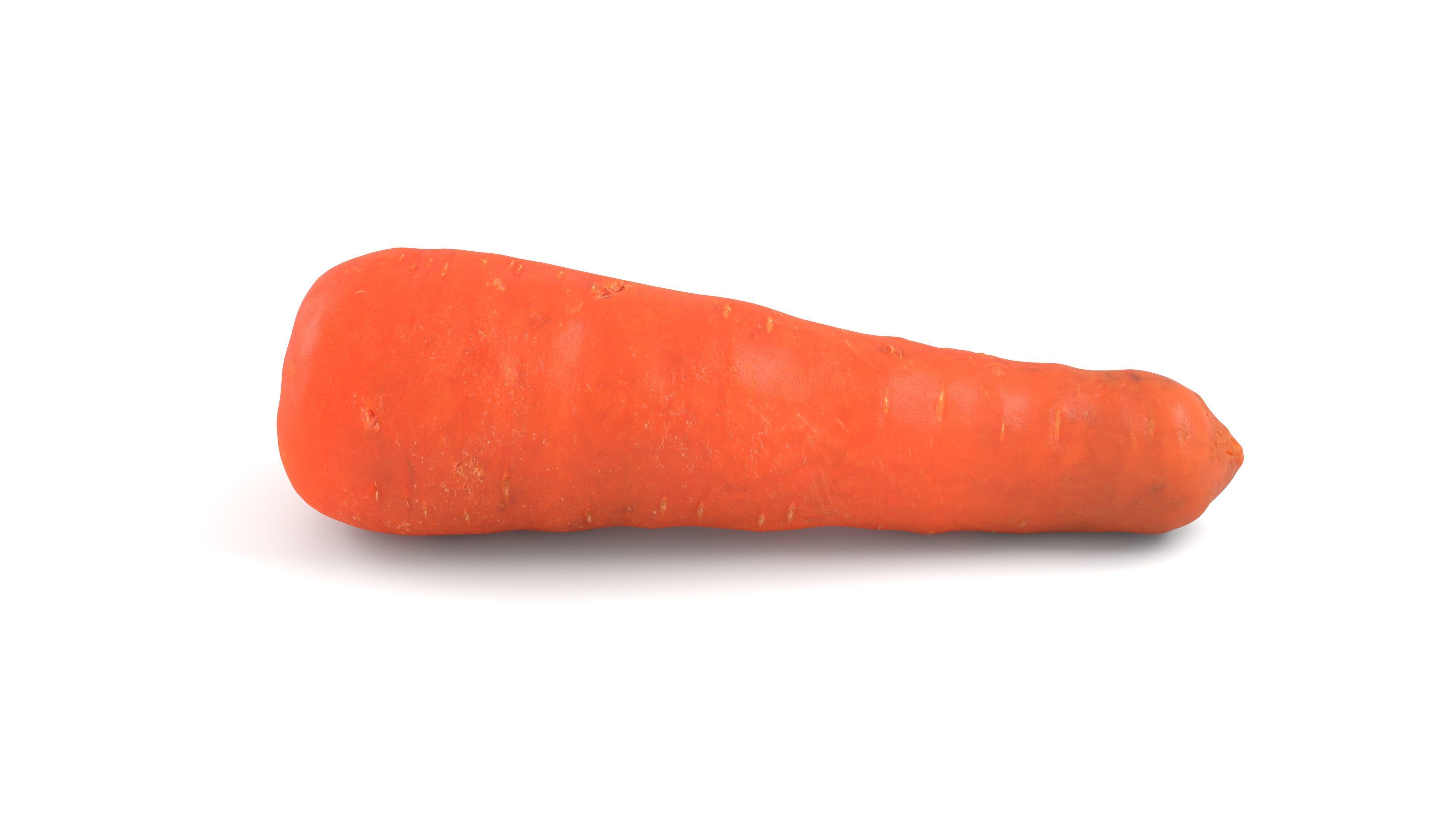 Carrot - Photorealistic Scan Low-poly 3D model_1