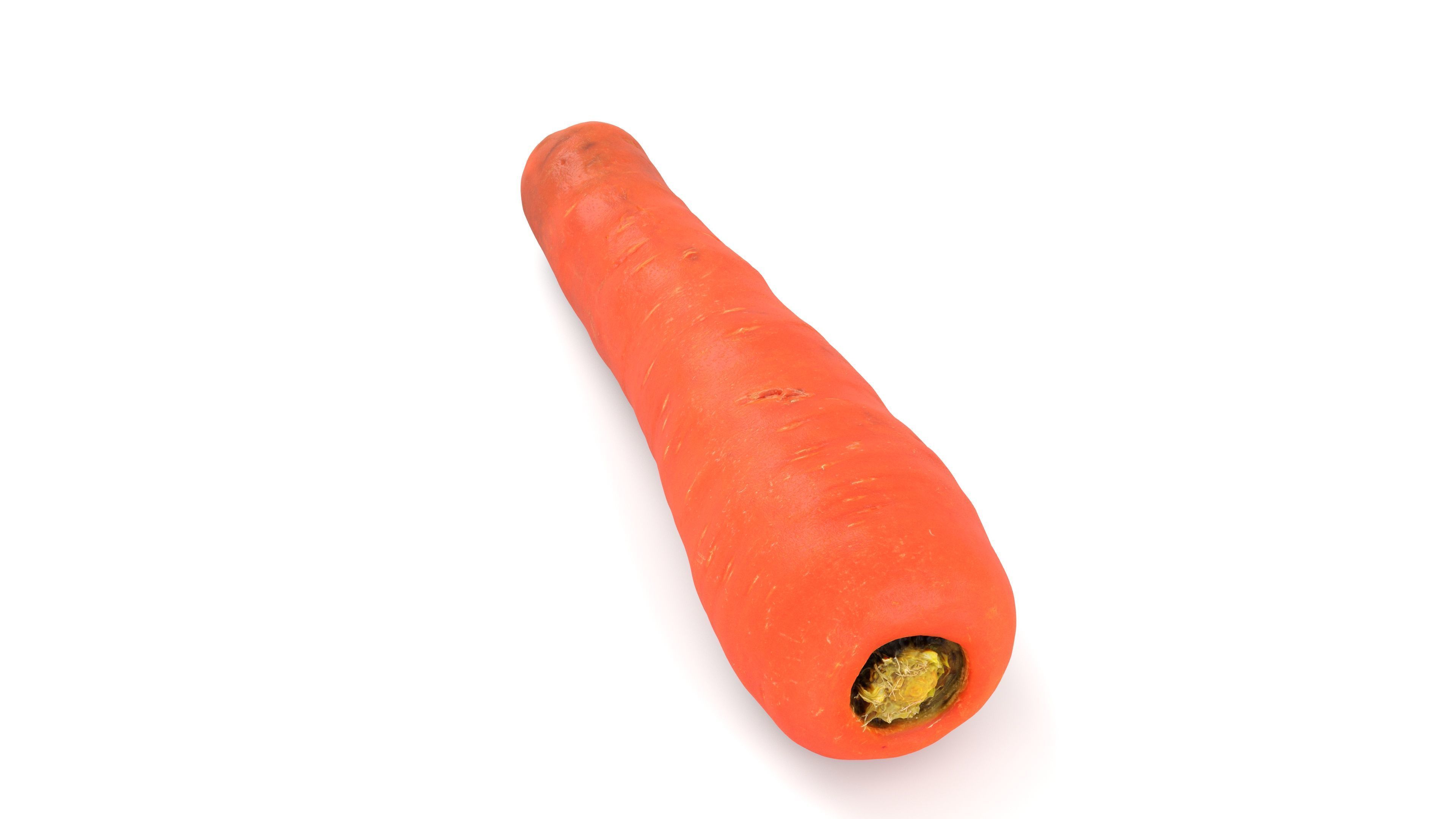Carrot - Photorealistic Scan Low-poly 3D model_6