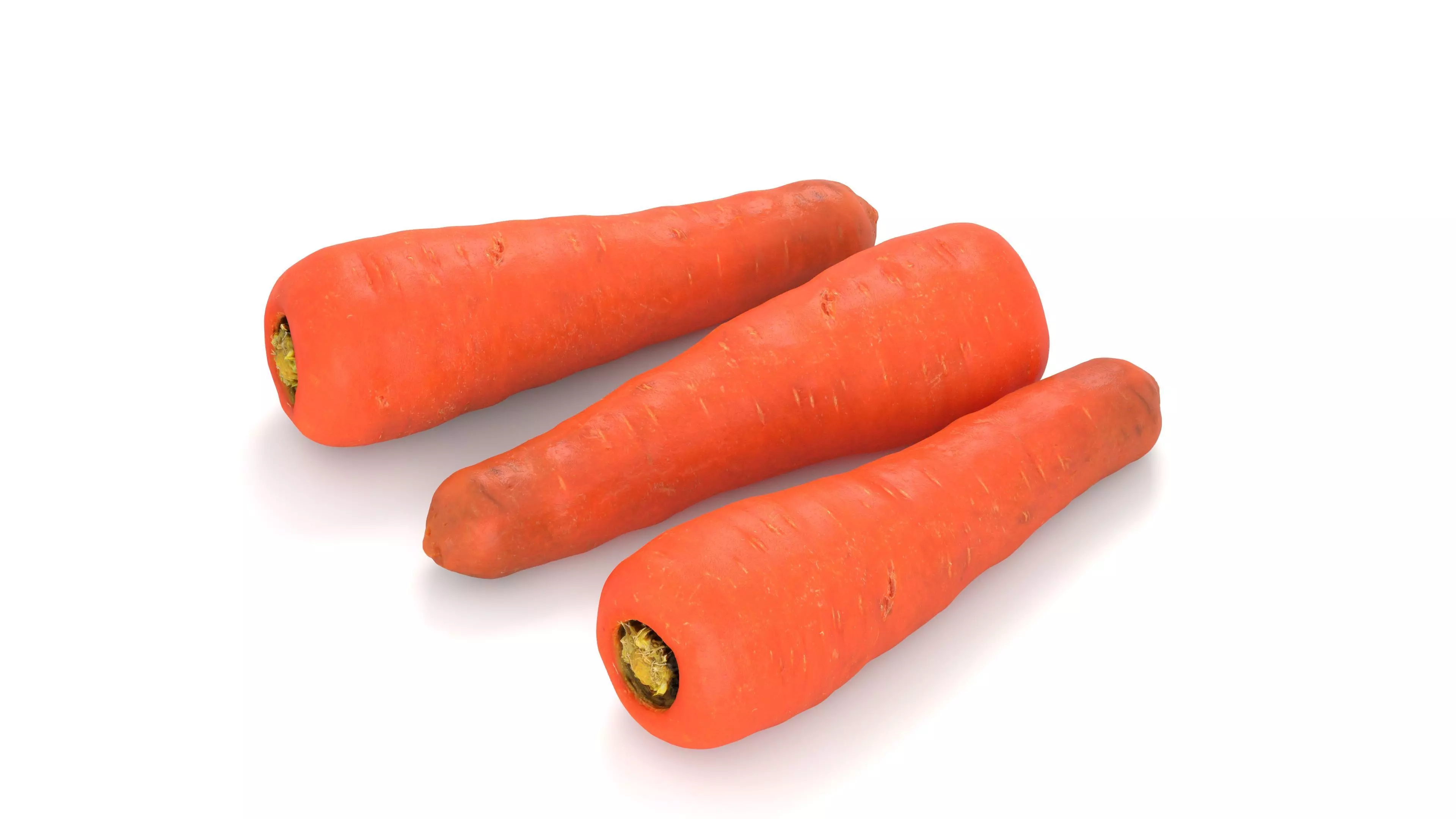 Carrot - Photorealistic Scan Low-poly 3D model_0