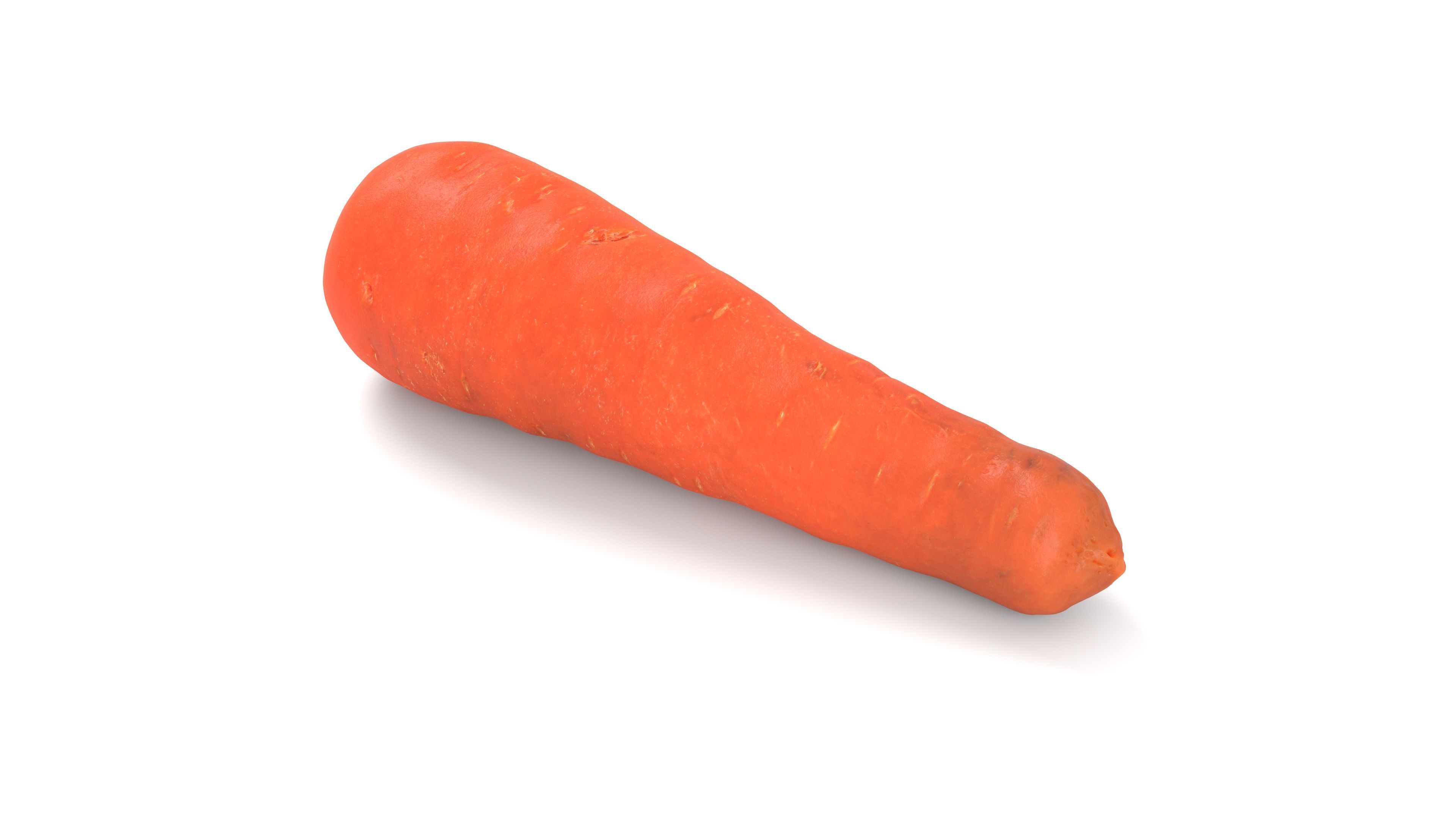 Carrot - Photorealistic Scan Low-poly 3D model_5