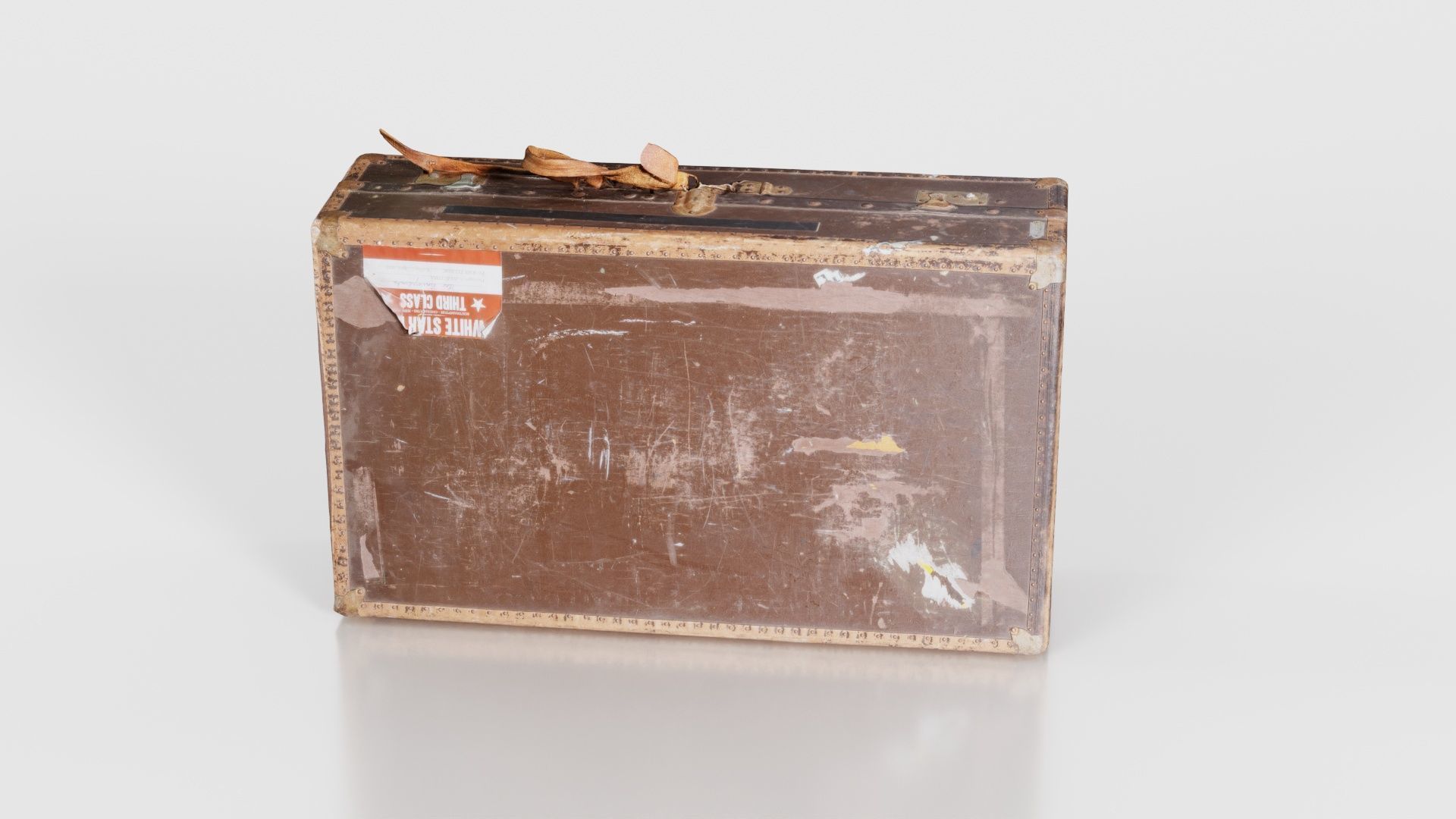 Suitcase 7 Low-poly 3D model_22