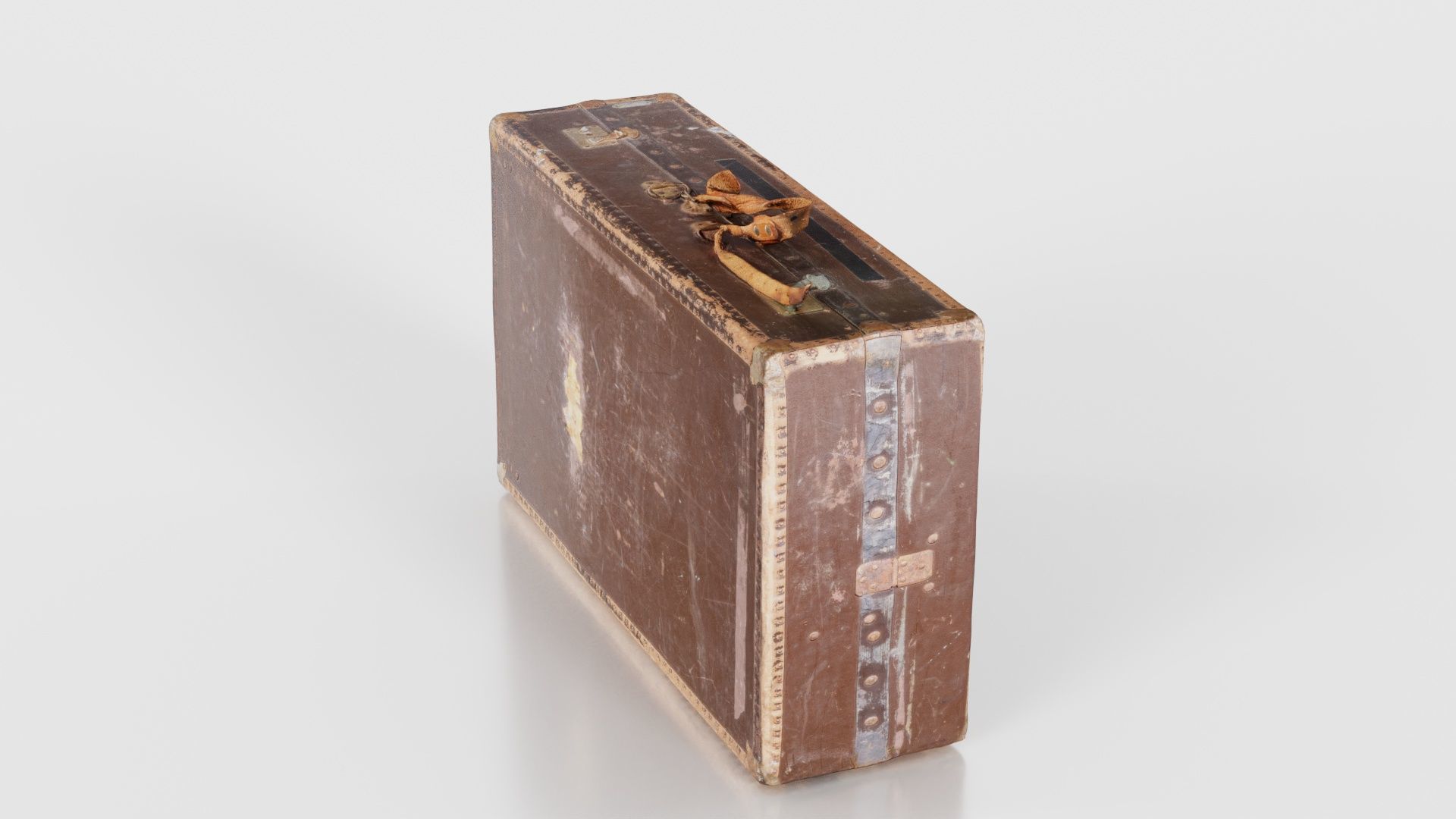 Suitcase 7 Low-poly 3D model_26