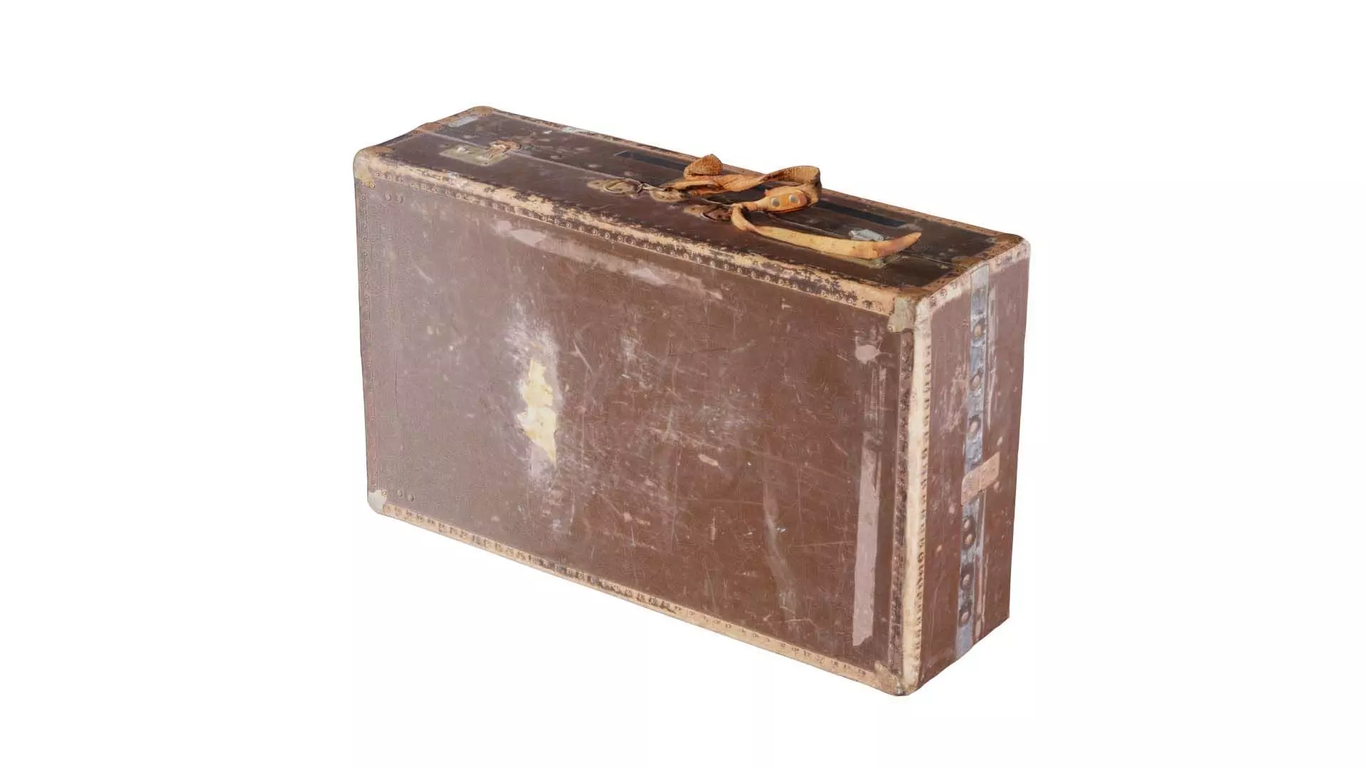 Suitcase 7 Low-poly 3D model_0