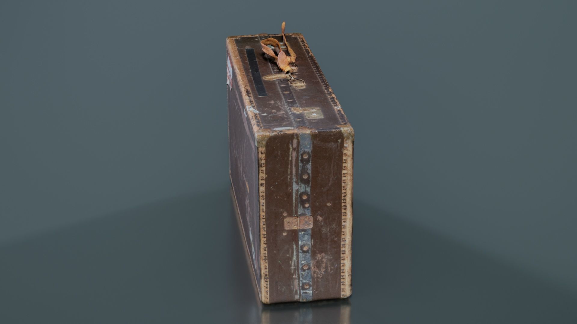 Suitcase 7 Low-poly 3D model_8