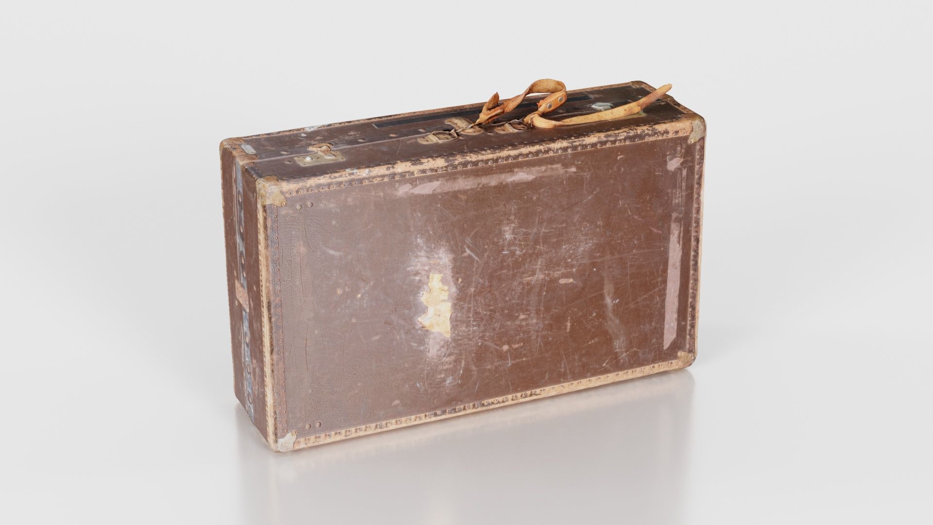 Suitcase 7 Low-poly 3D model_17