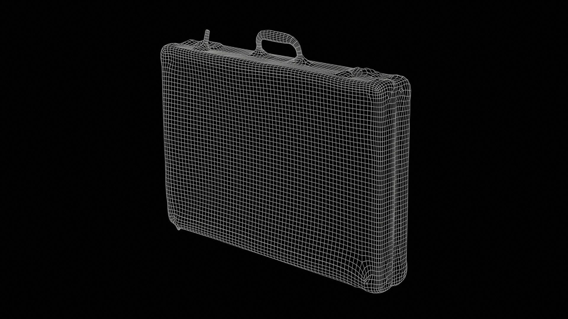 Suitcase 8 Low-poly 3D model_11