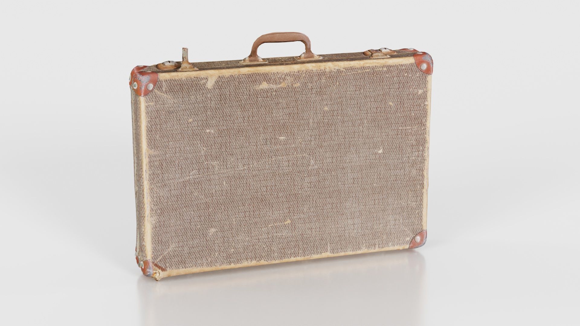 Suitcase 8 Low-poly 3D model_17