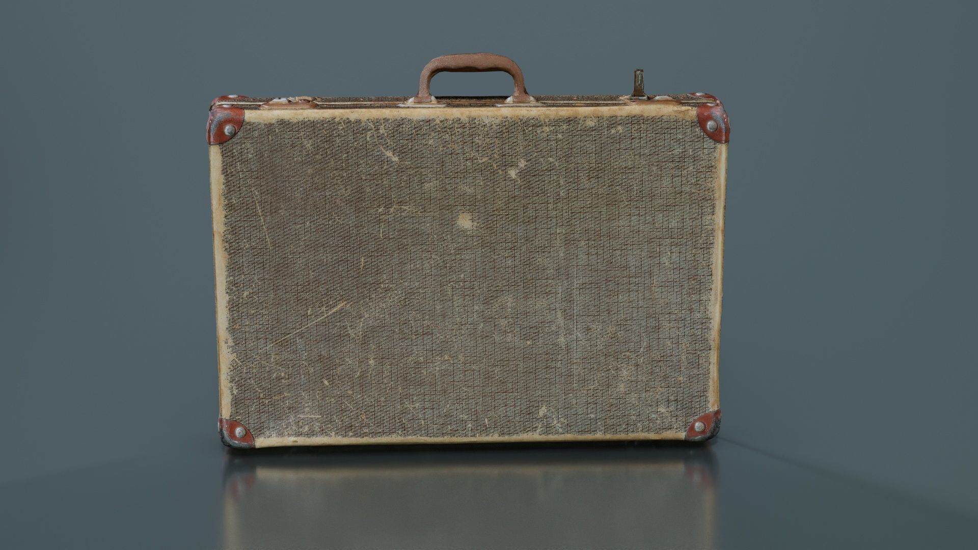 Suitcase 8 Low-poly 3D model_3