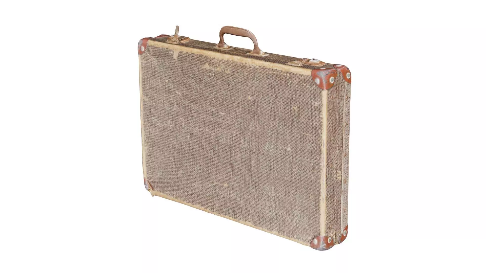 Suitcase 8 Low-poly 3D model_0