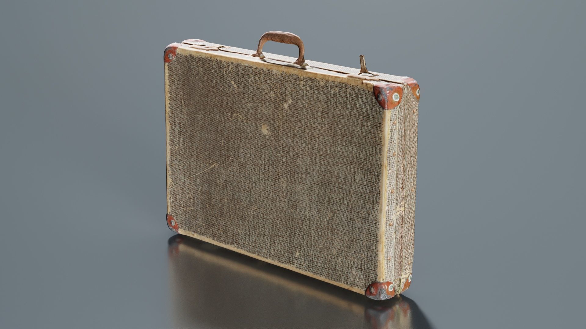 Suitcase 8 Low-poly 3D model_8