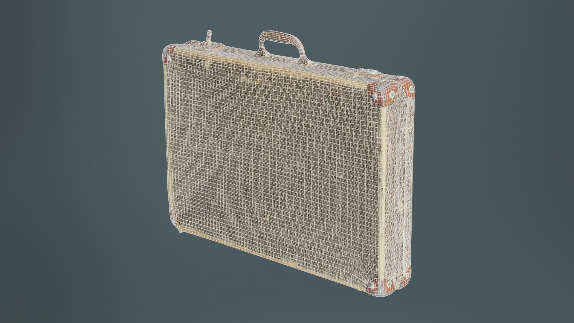 Suitcase 8 Low-poly 3D model_9