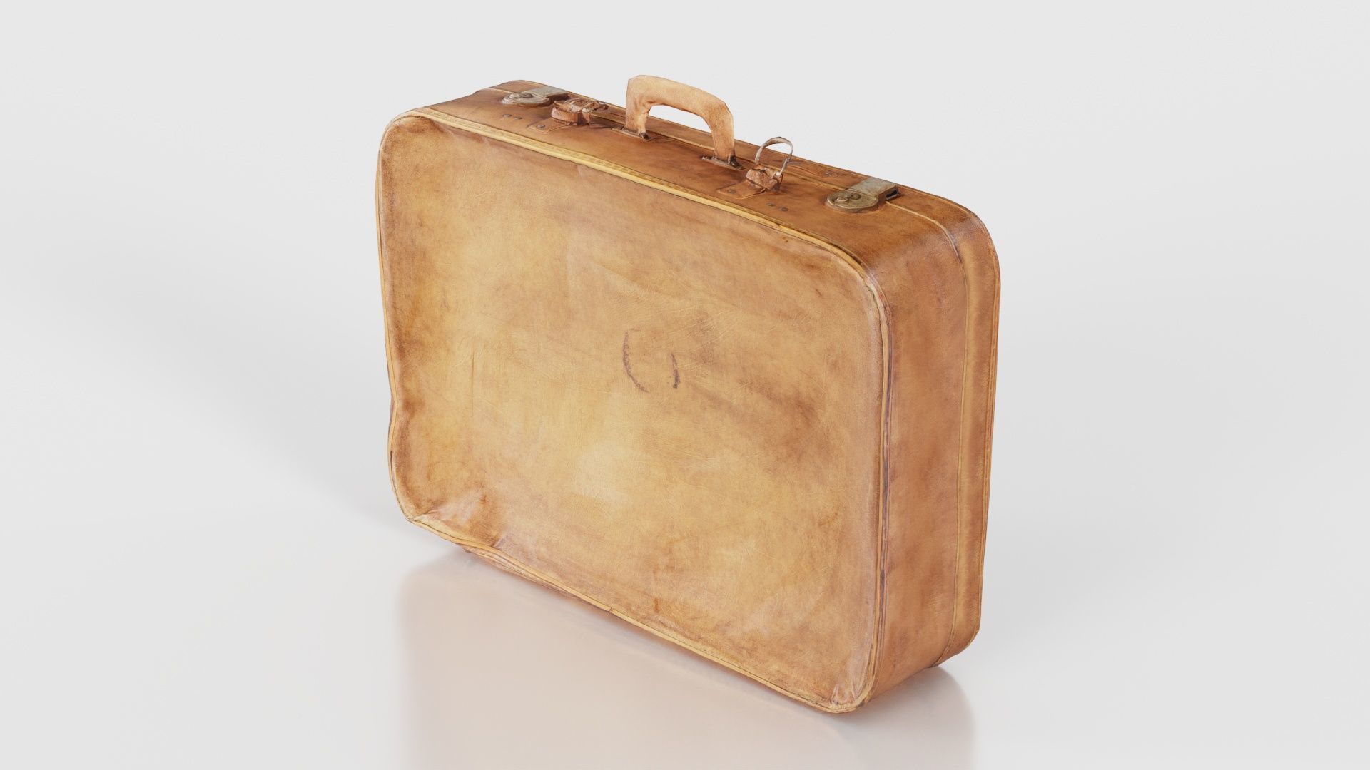 Suitcase 9 Low-poly 3D model_21