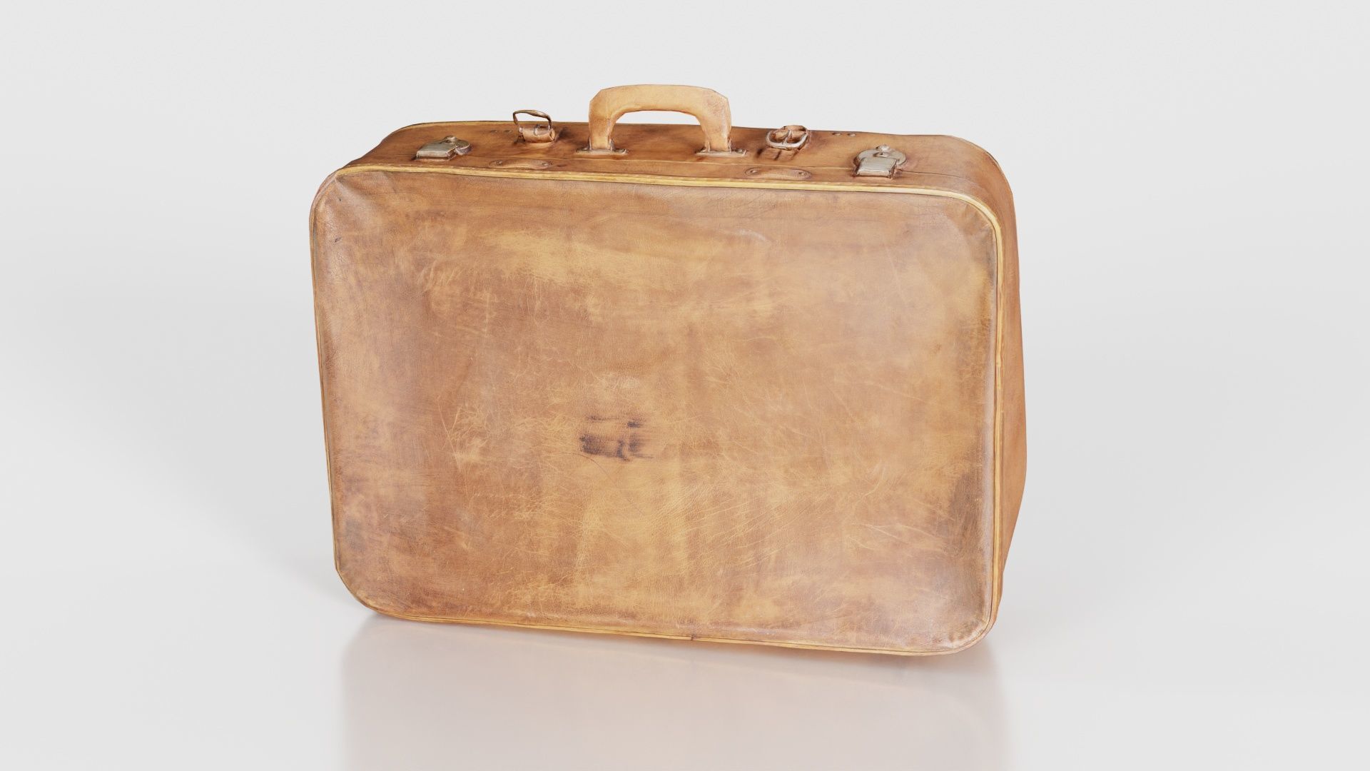 Suitcase 9 Low-poly 3D model_16