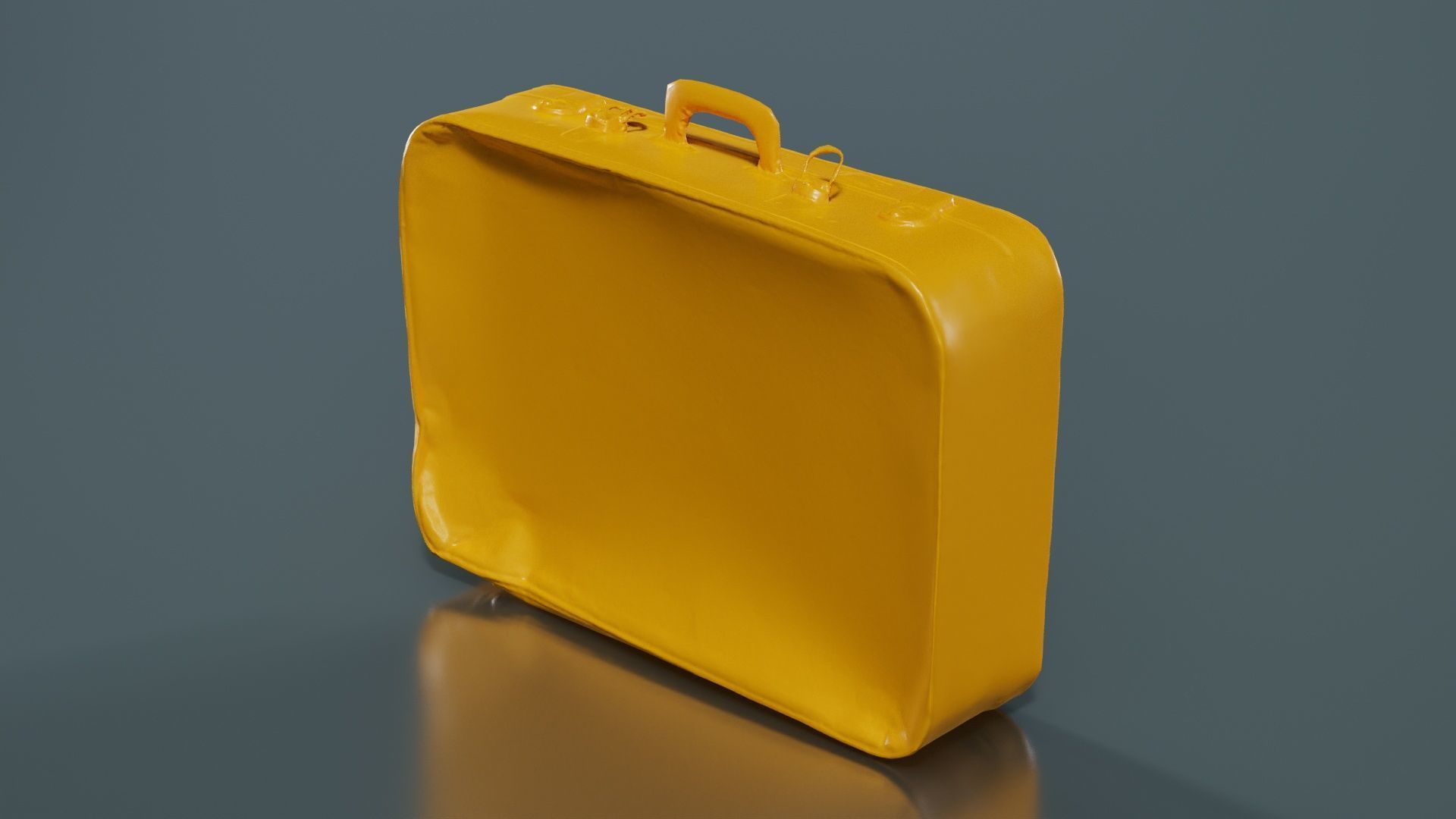 Suitcase 9 Low-poly 3D model_13