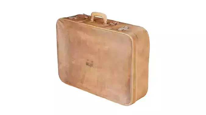 Suitcase 9 Low-poly 3D model