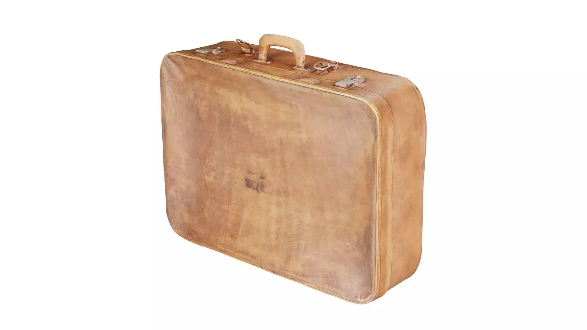 Suitcase 9 Low-poly 3D model_0