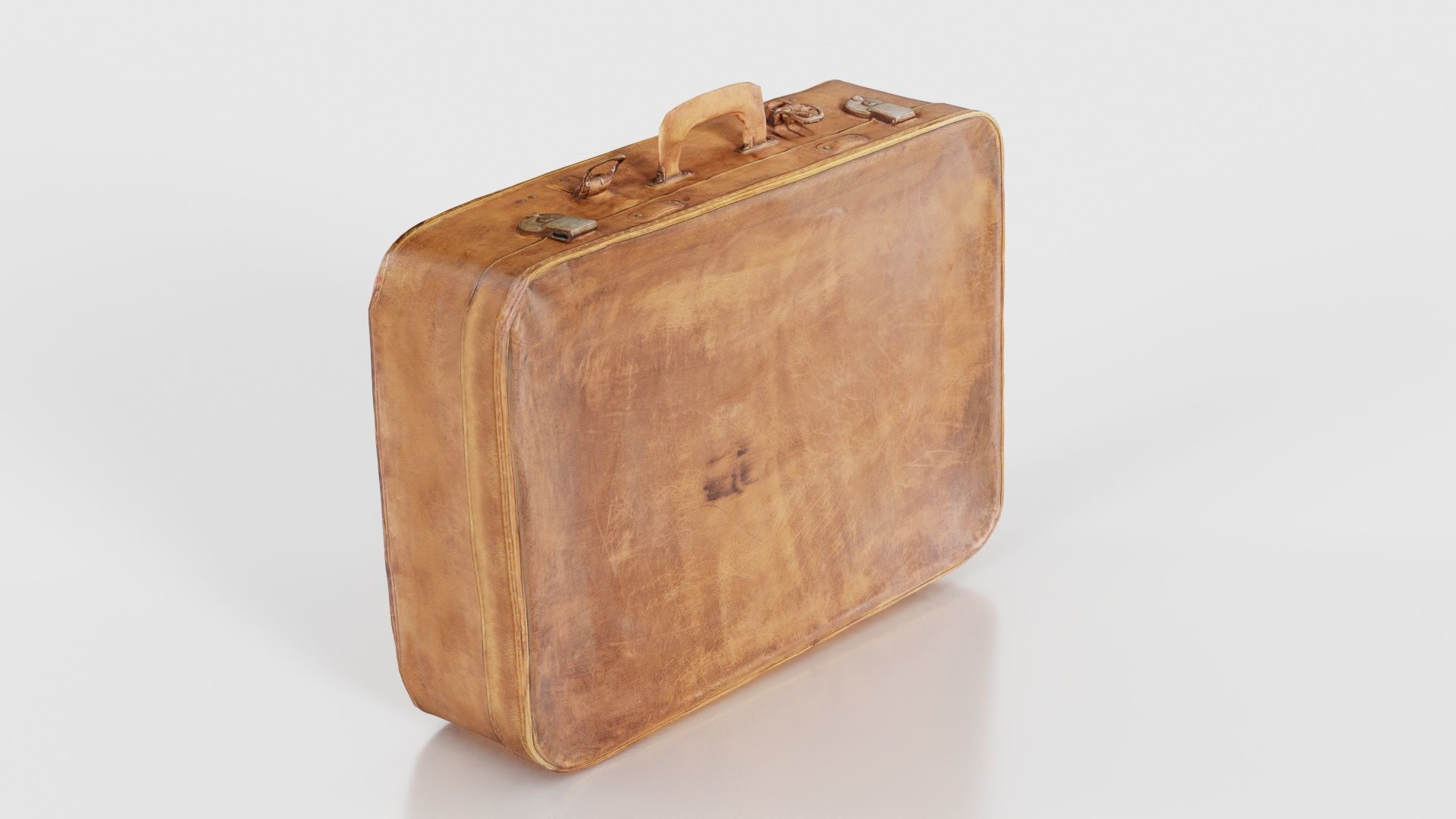 Suitcase 9 Low-poly 3D model_18