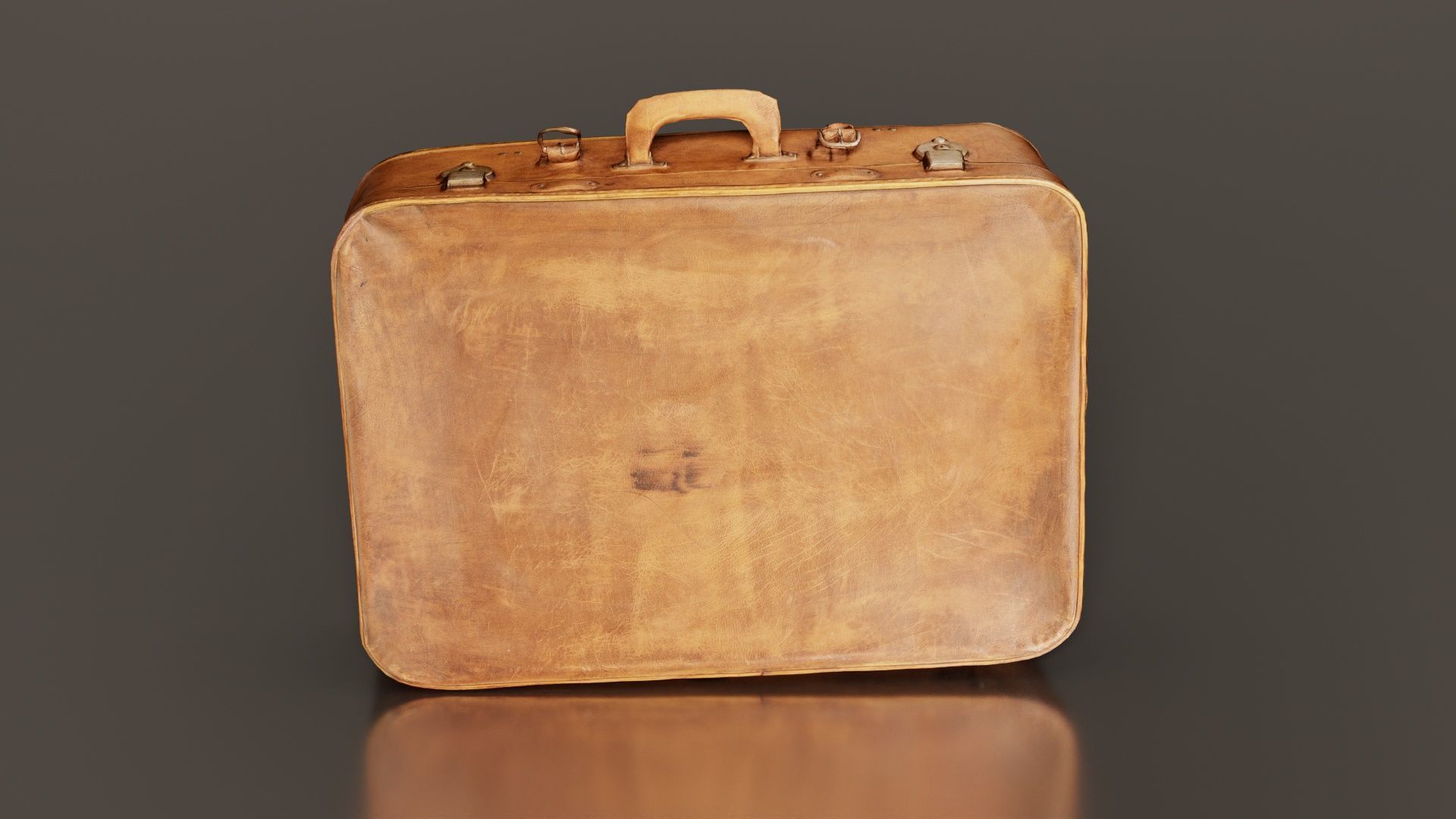 Suitcase 9 Low-poly 3D model_1