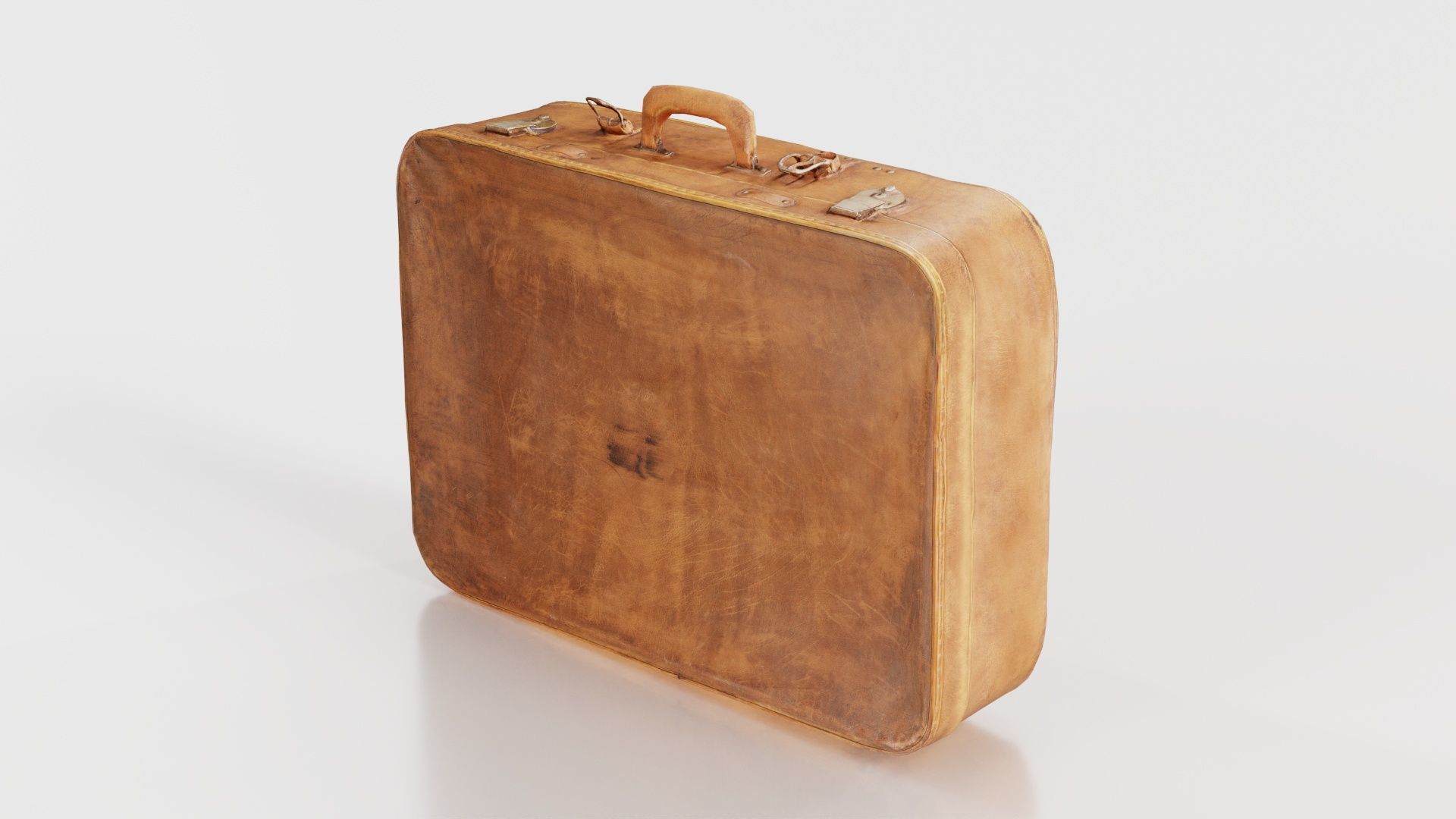 Suitcase 9 Low-poly 3D model_8