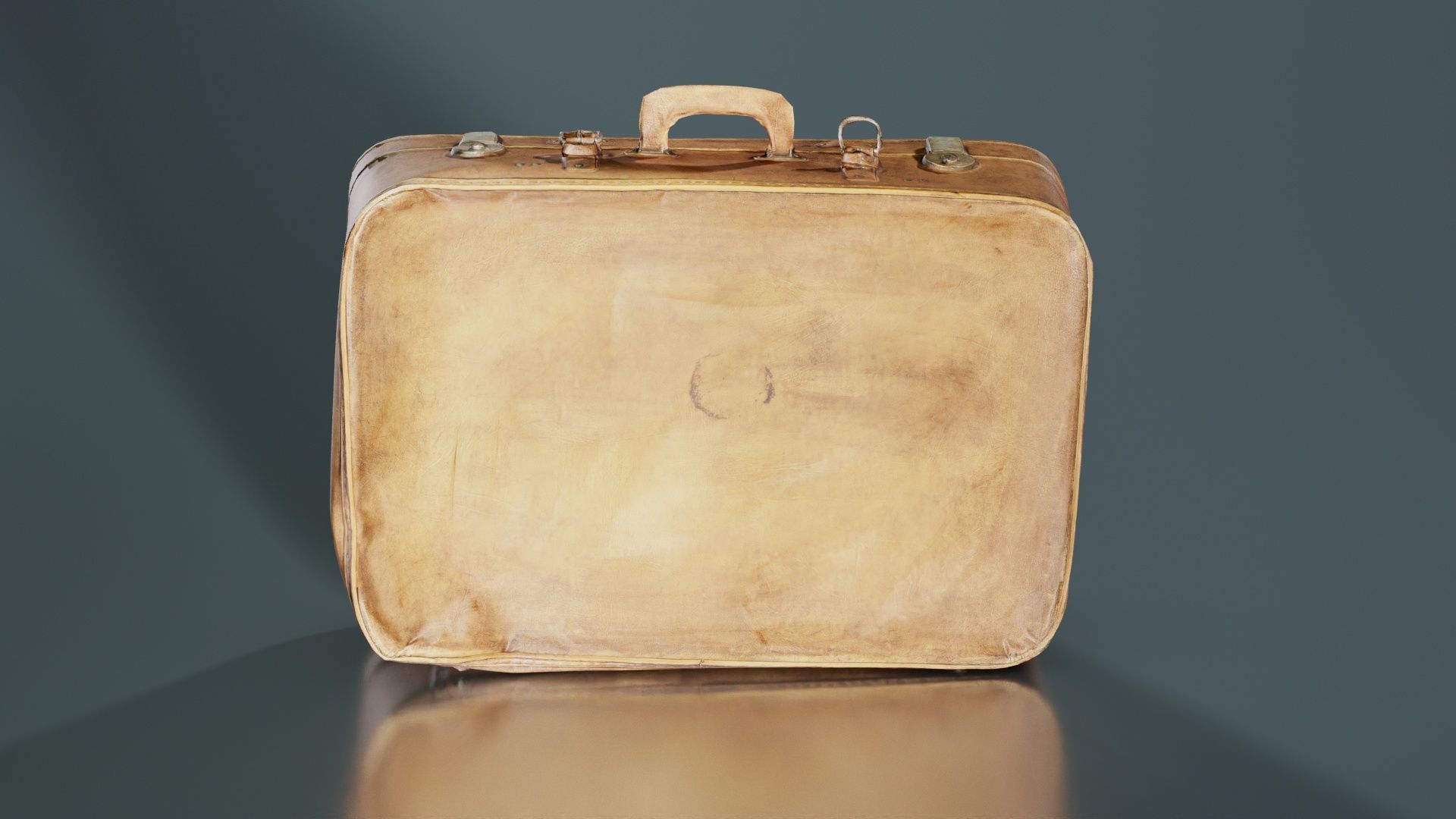 Suitcase 9 Low-poly 3D model_2