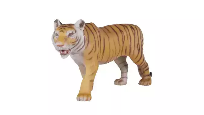 Bengal Tiger Low-poly 3D model