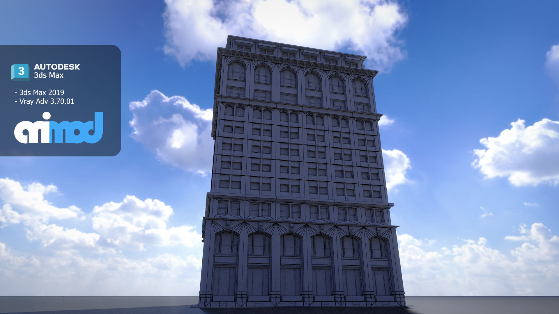 Business Building 3D model_6