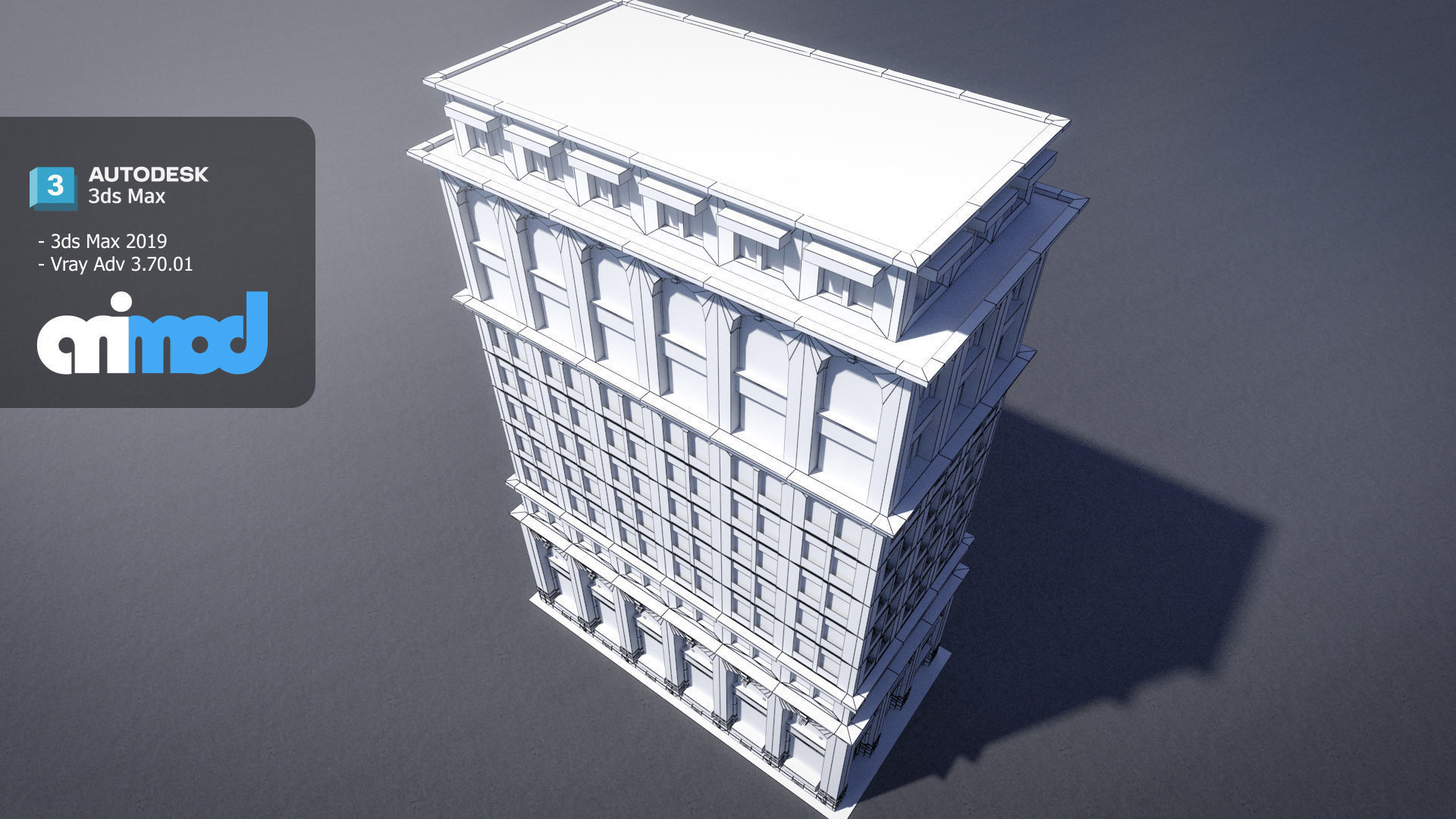 Business Building 3D model_7