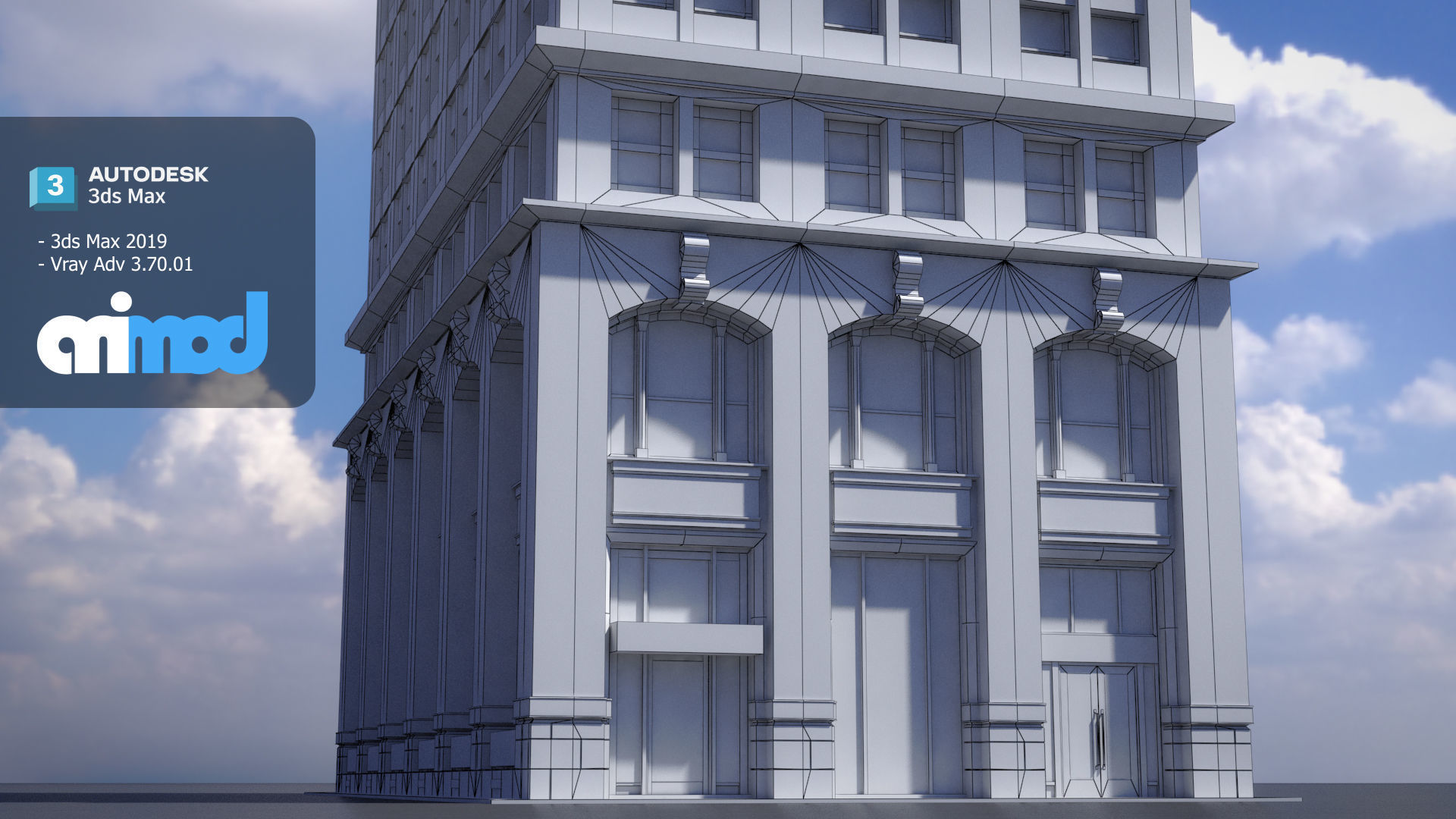 Business Building 3D model_9