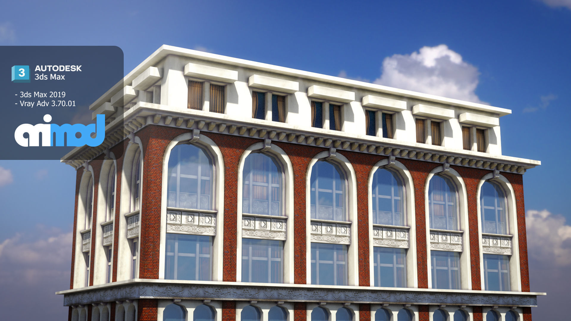 Business Building 3D model_3