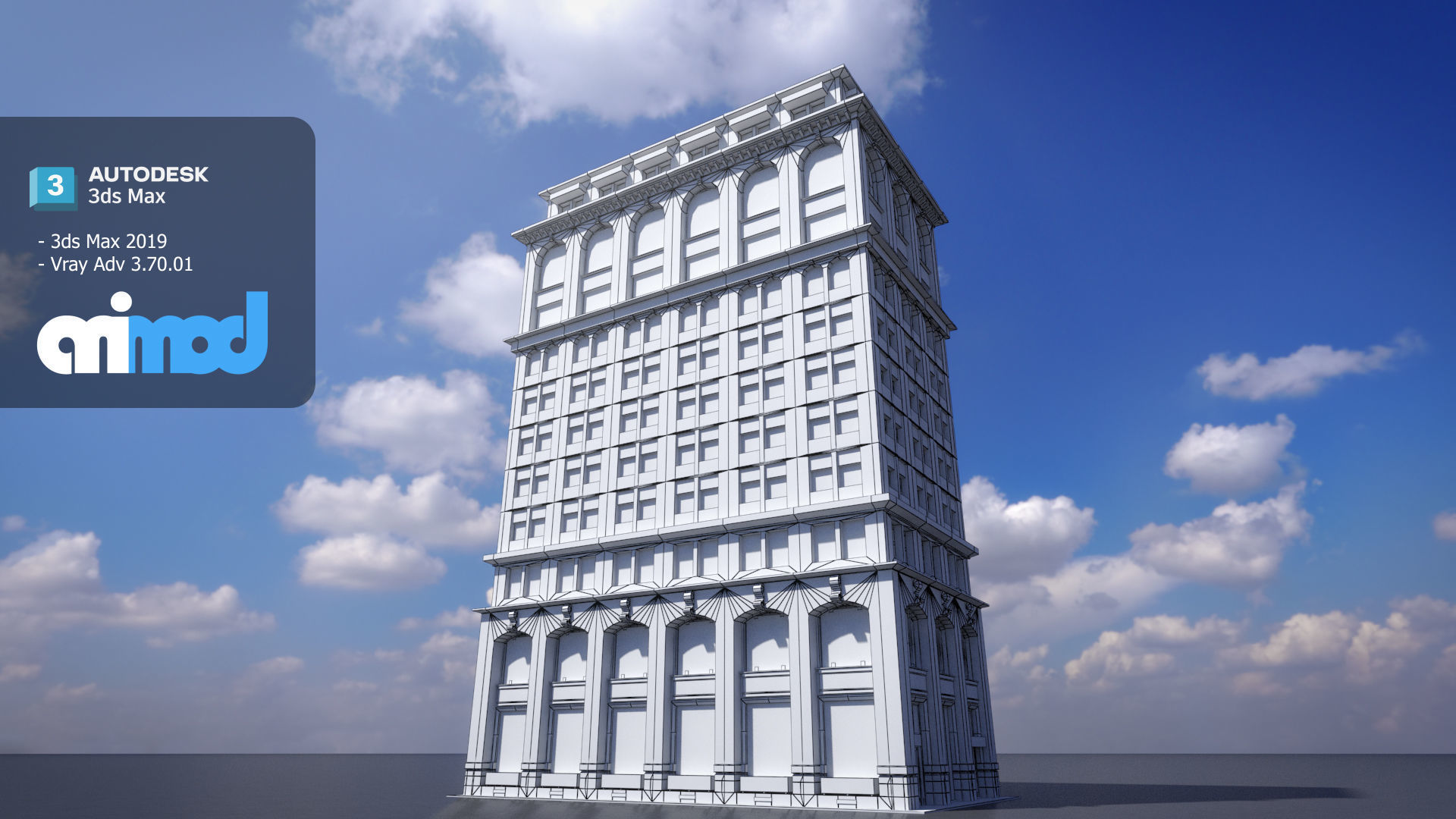 Business Building 3D model_5