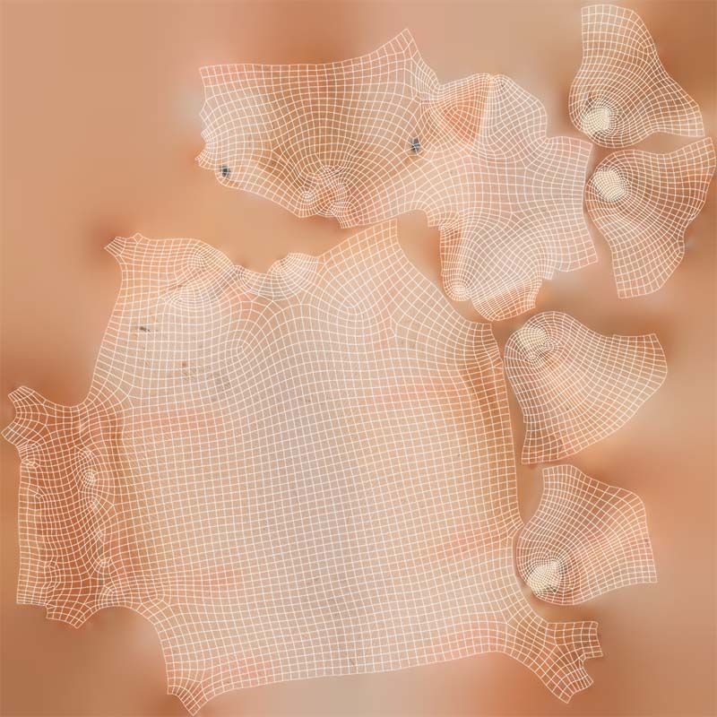 Pig Low-poly 3D model_14